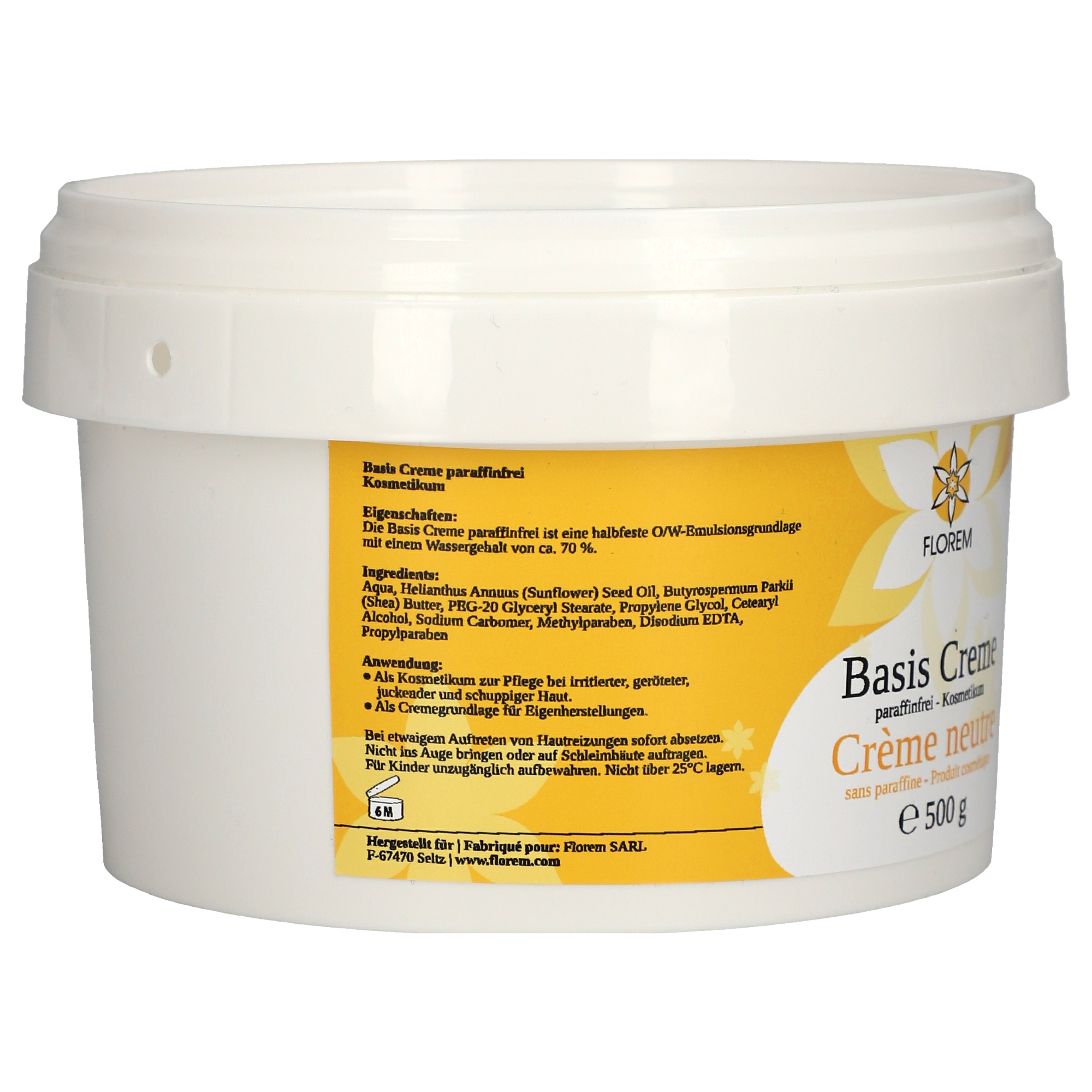 Basis Creme paraffinfrei