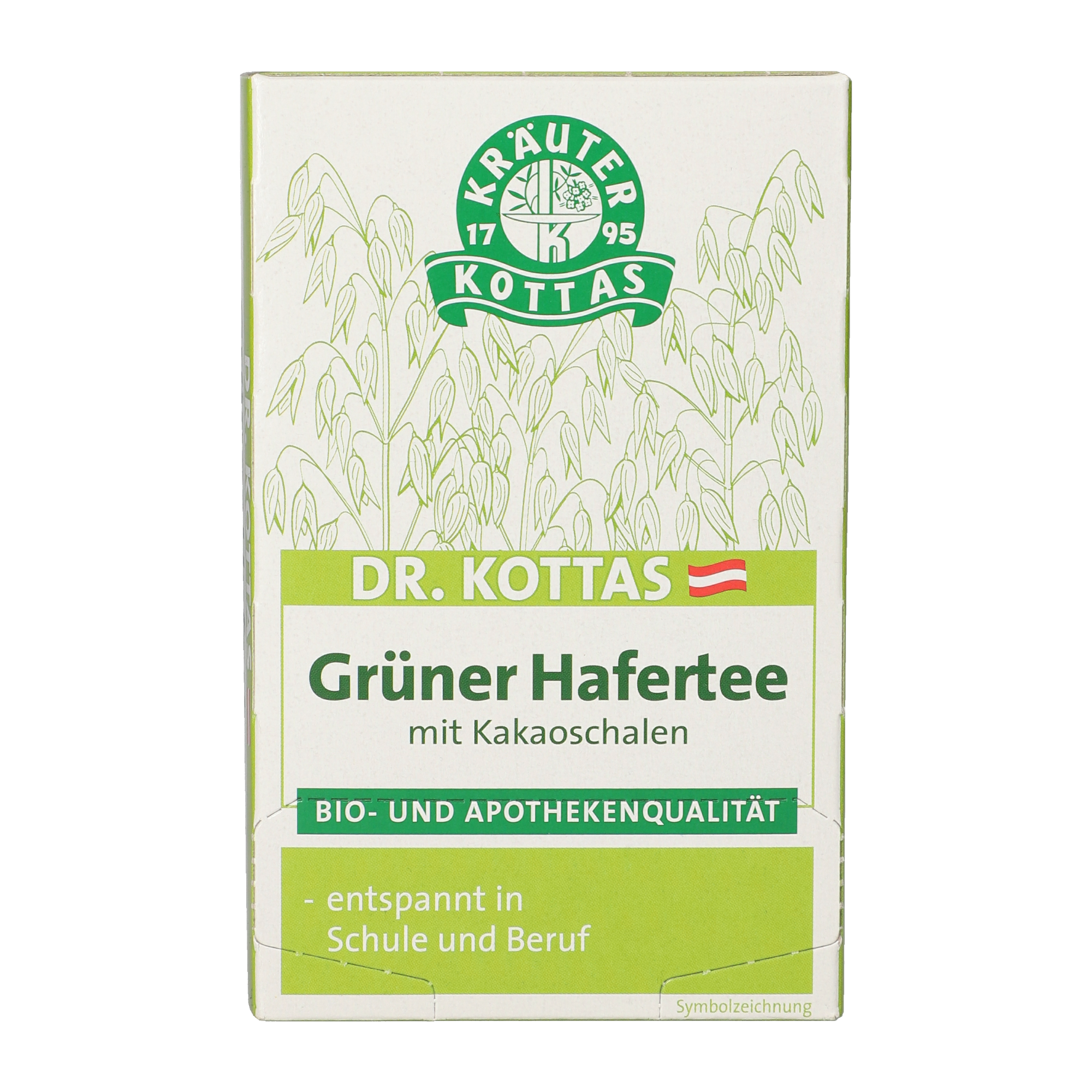 Dr. Kottas Grüner Hafertee mit Kakaoschalen