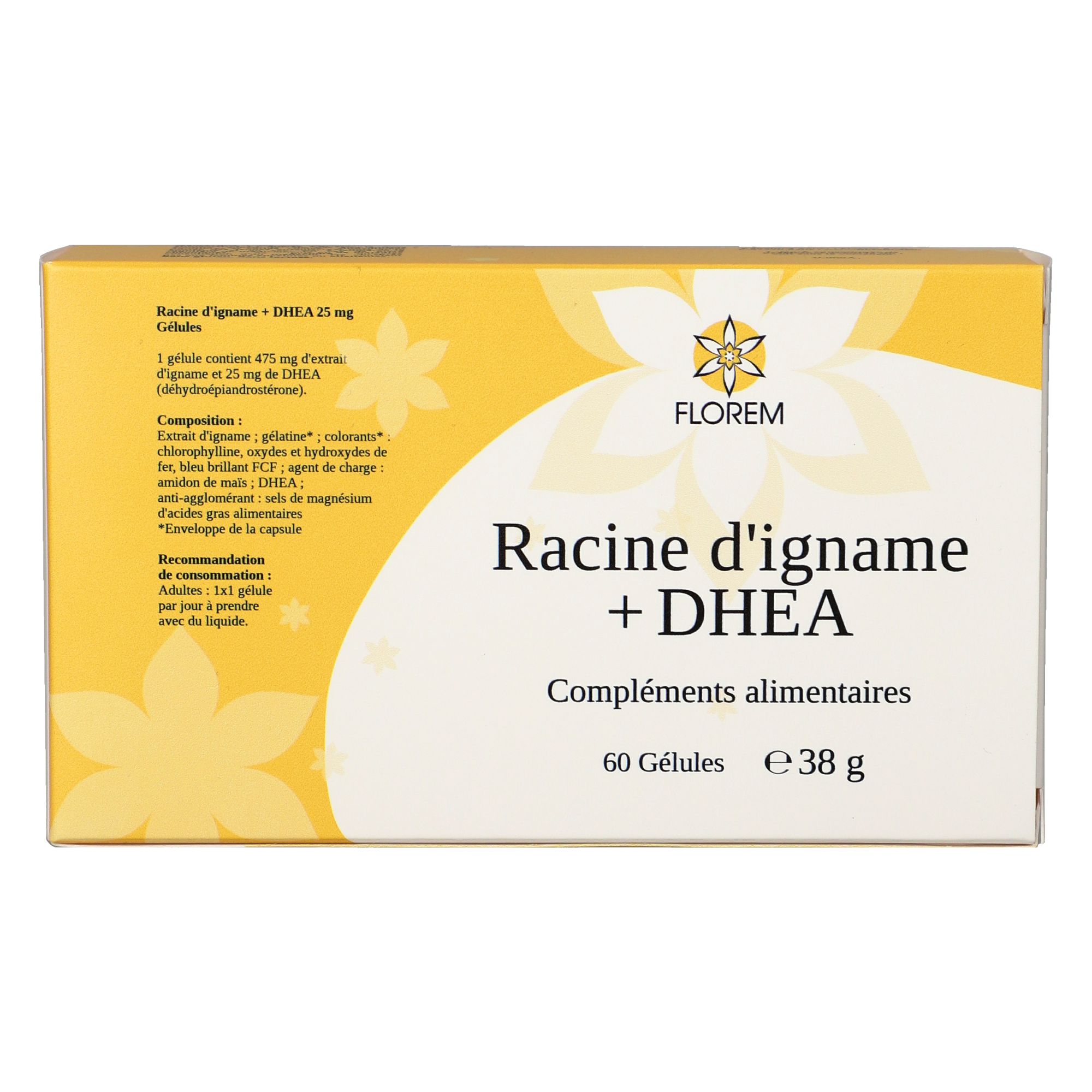 Yamswurzel + DHEA 25 mg Kapseln
