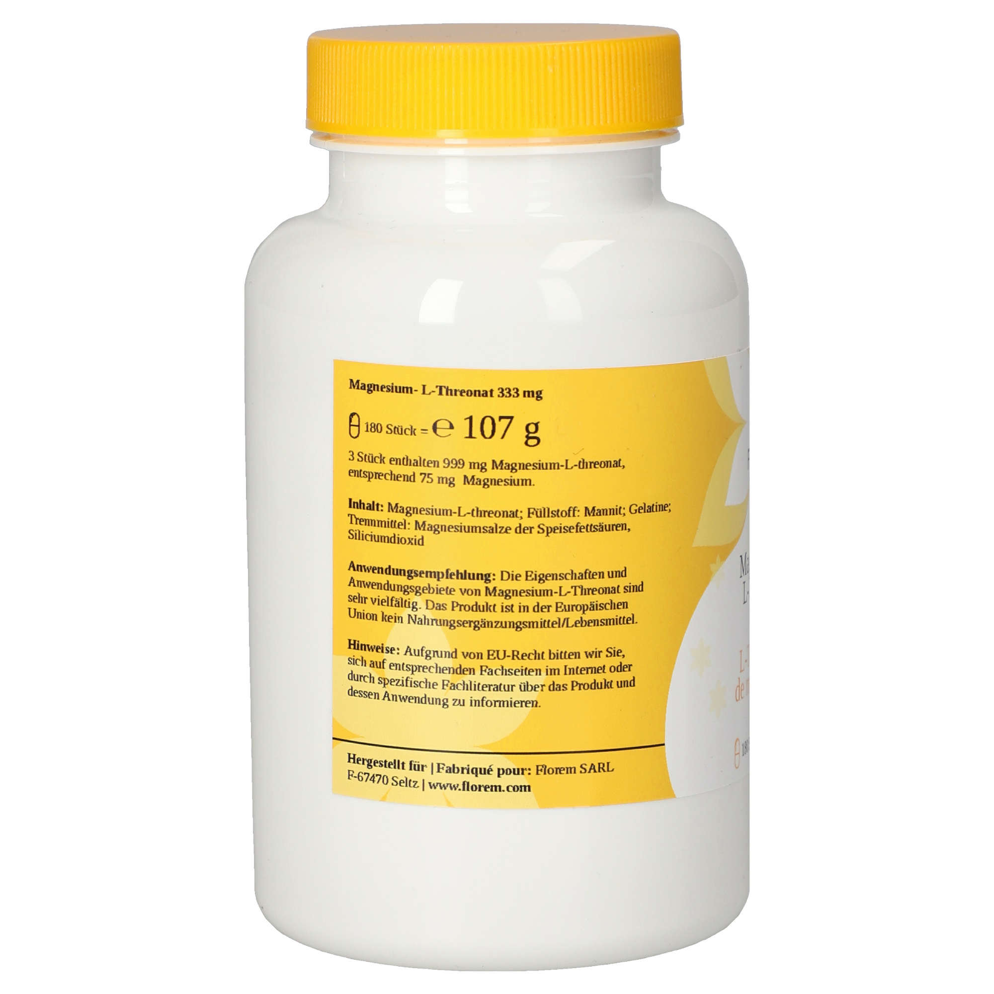 Magnesium-L-Threonat 333 mg Kapseln