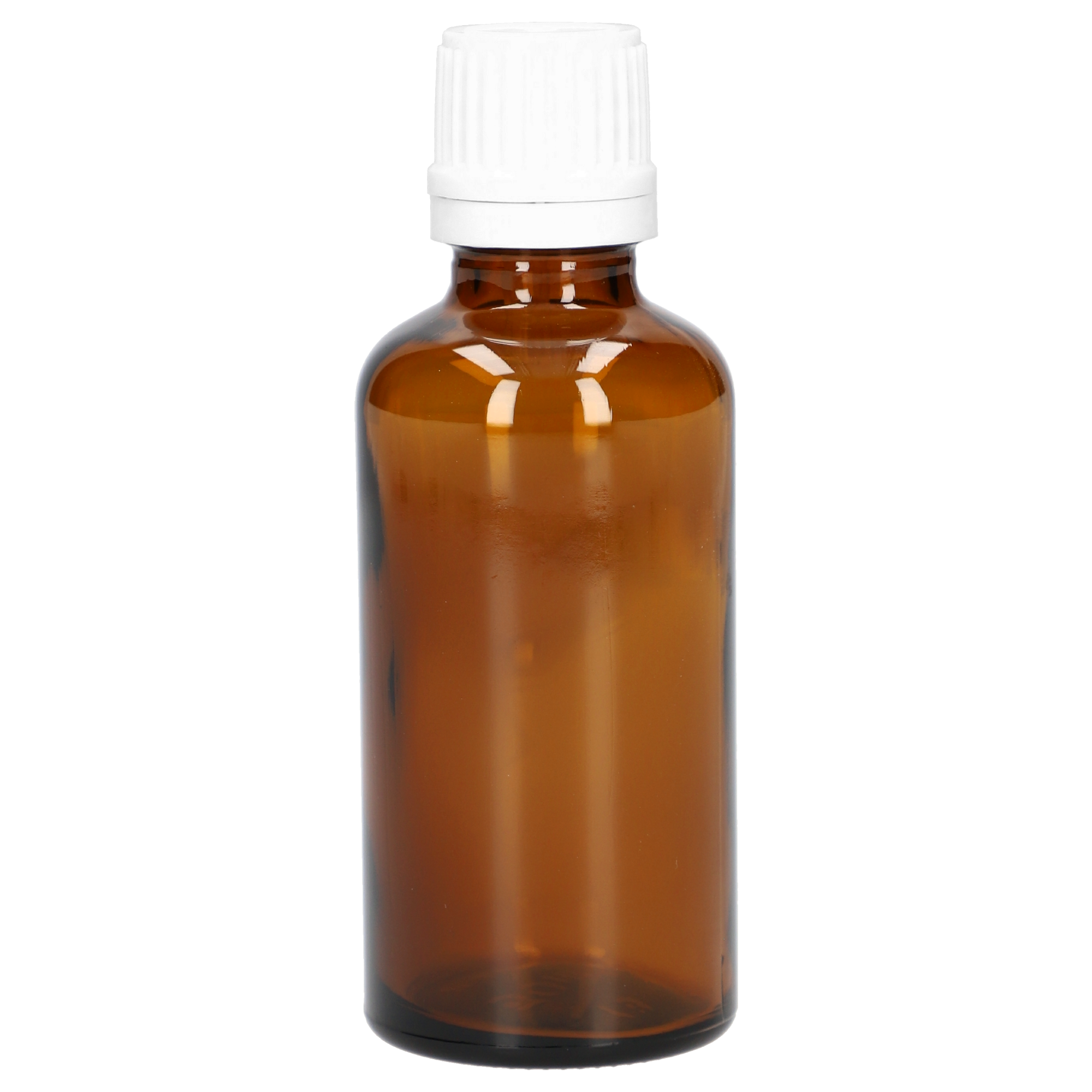 Braunglasfläschchen mit Tropfaufsatz - 50 ml