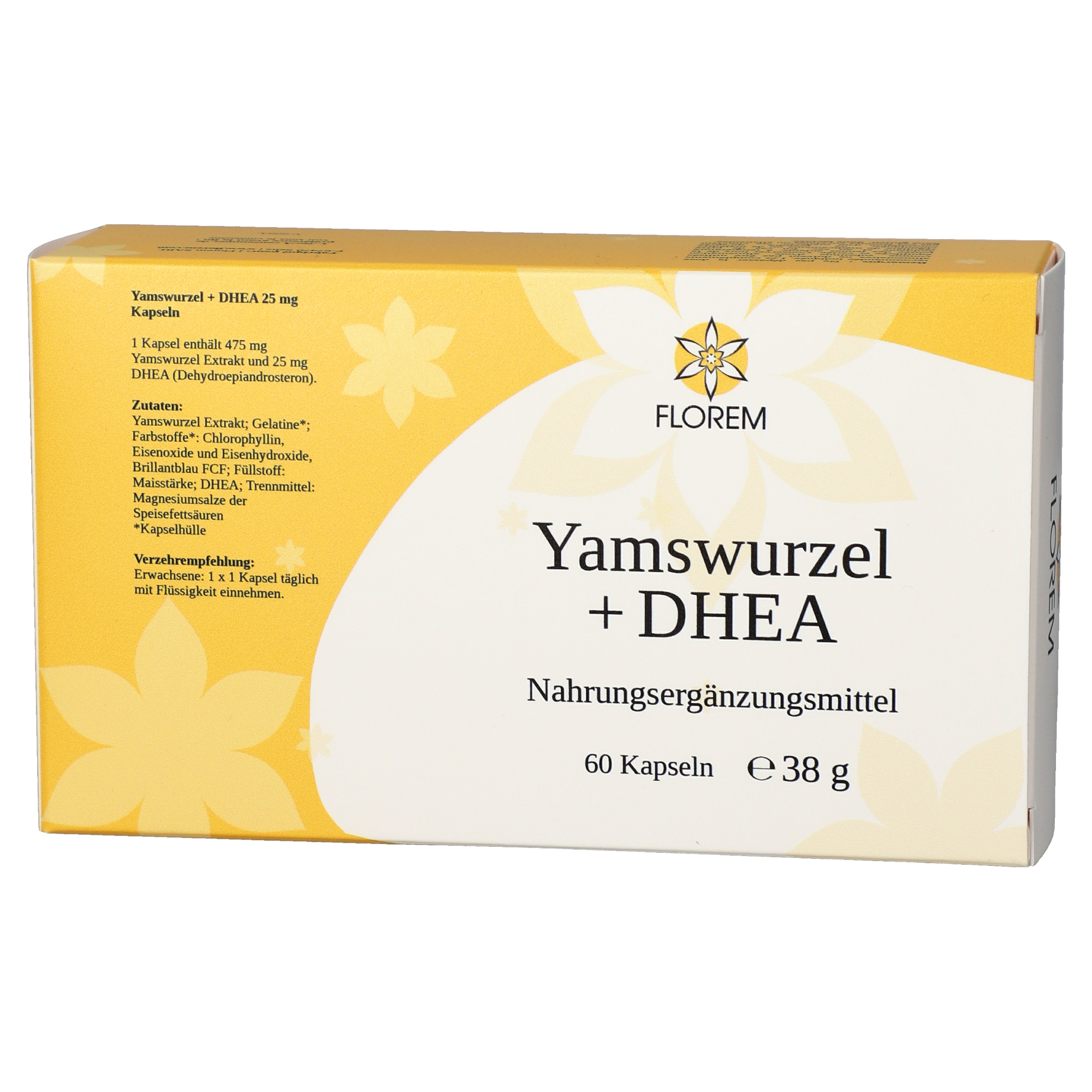 Yamswurzel + DHEA 25 mg Kapseln