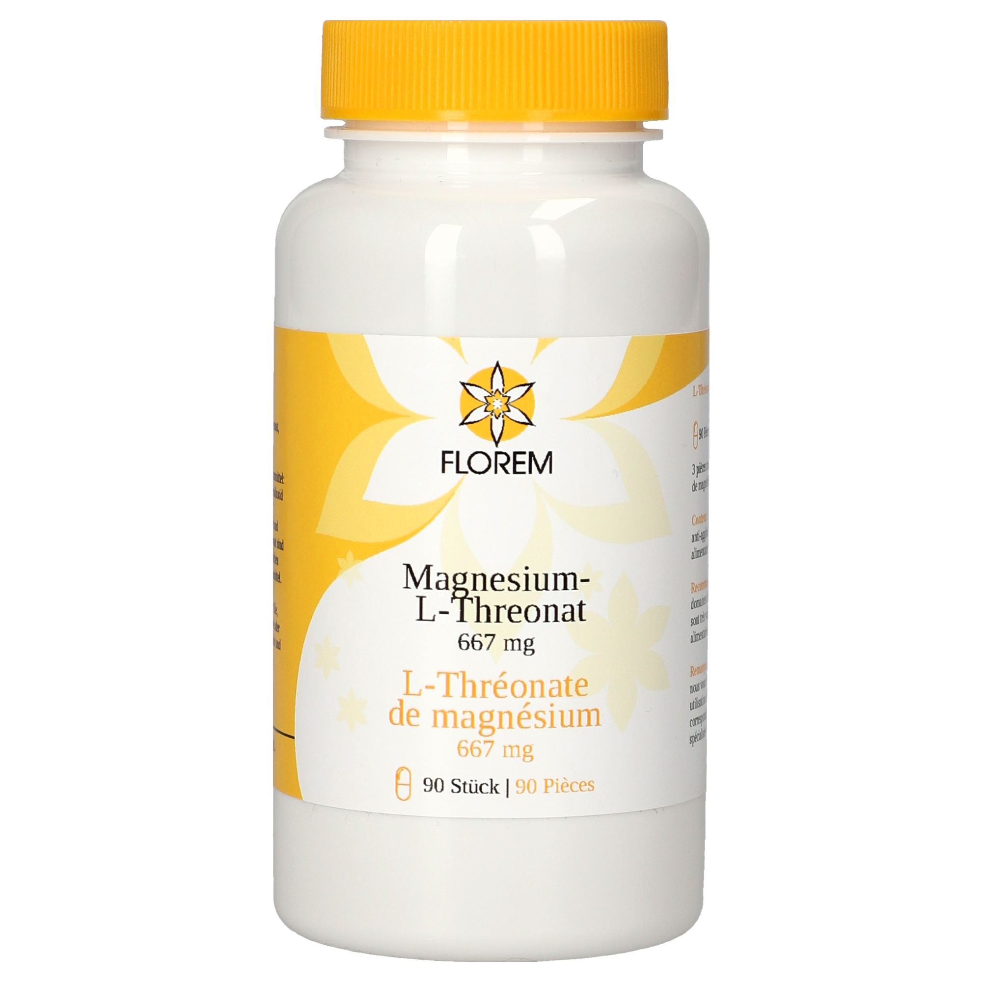 L-thréonate de magnésium 667 mg gélules