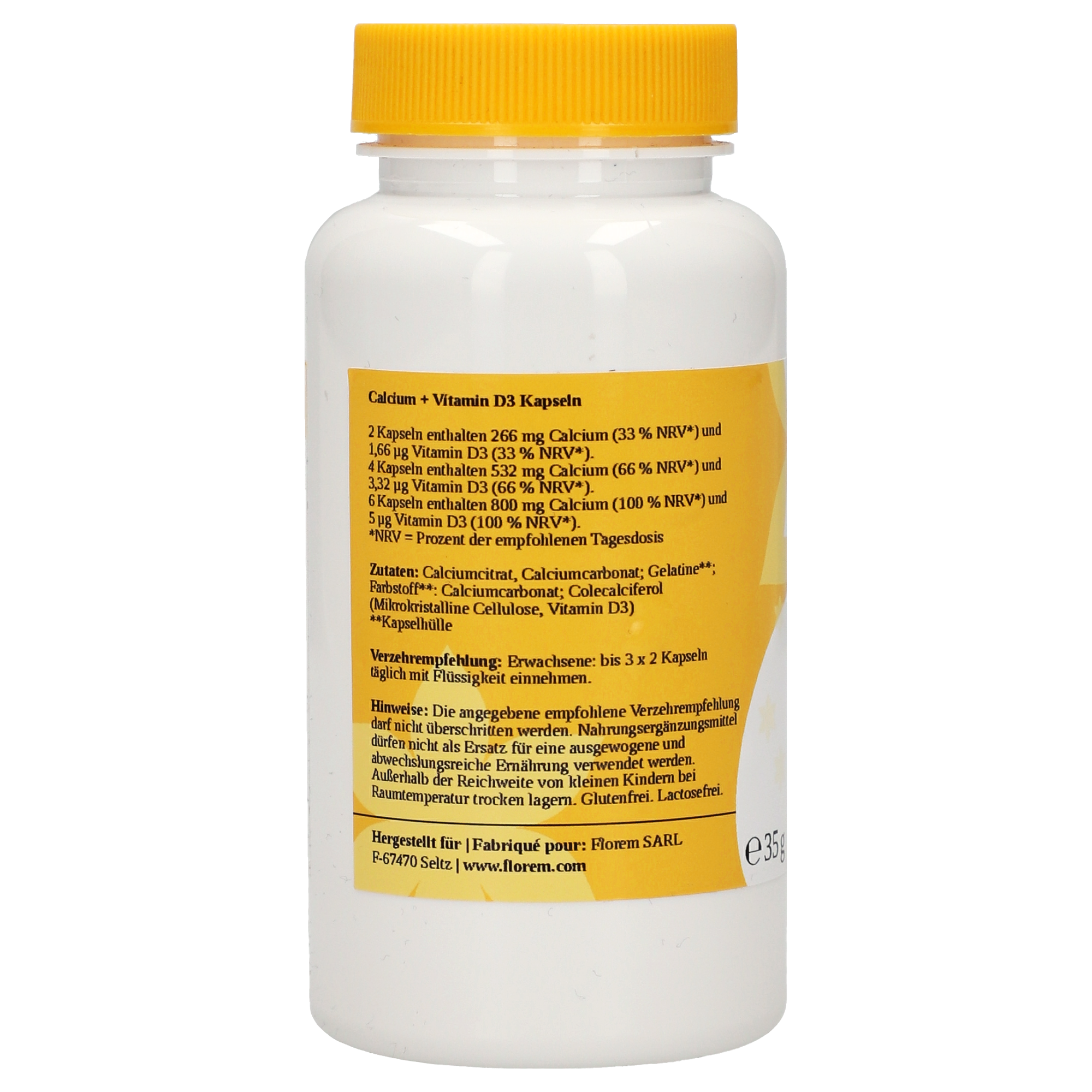 Calcium + Vitamin D3 Kapseln