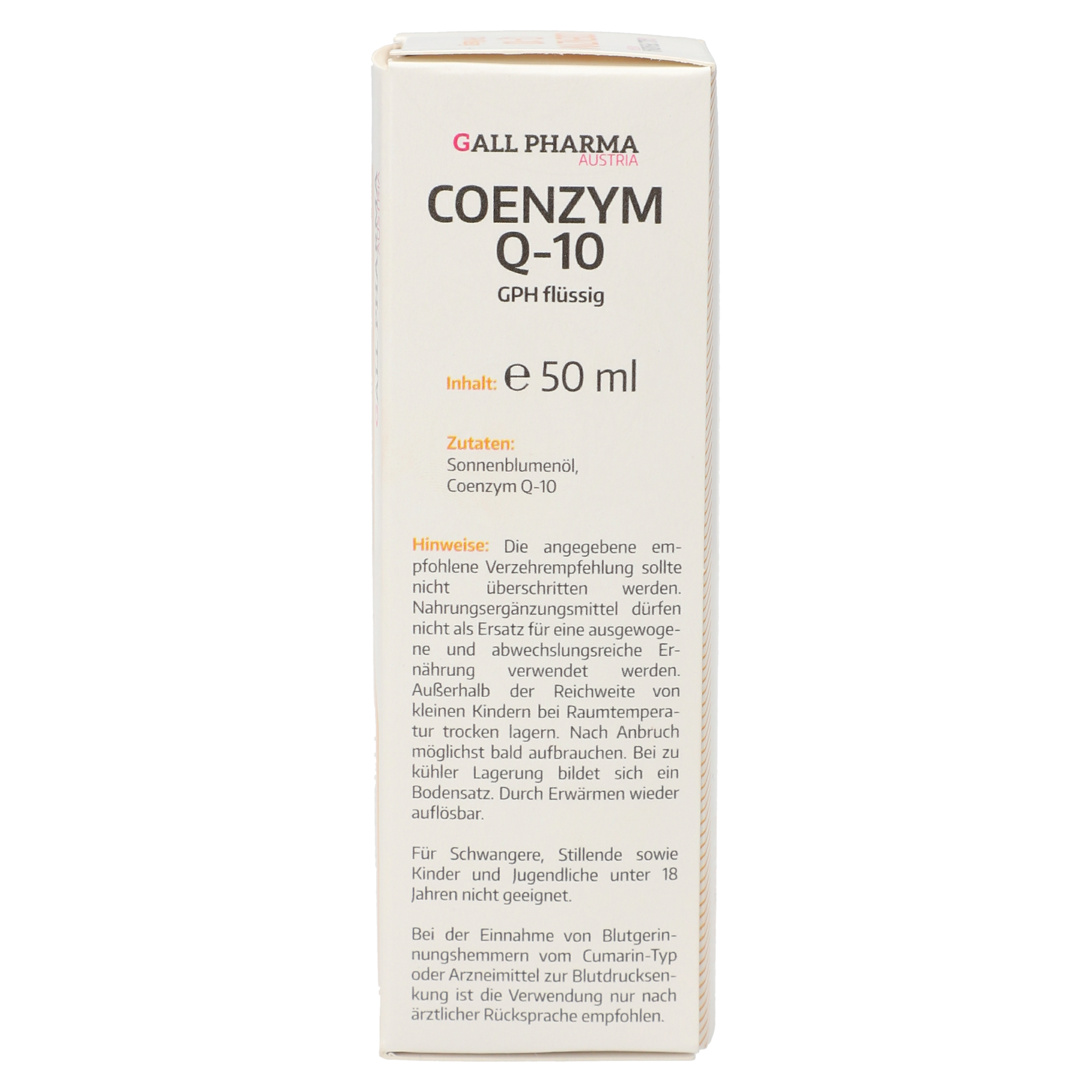 Coenzyme Q-10 GPH liquide