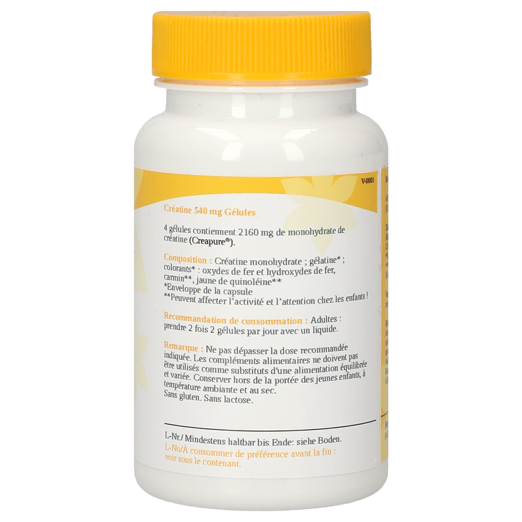 Kreatin 540 mg Kapseln