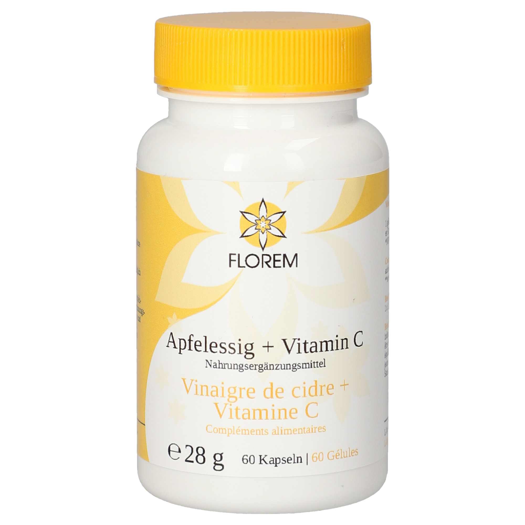 Apfelessig + Vitamin C Kapseln