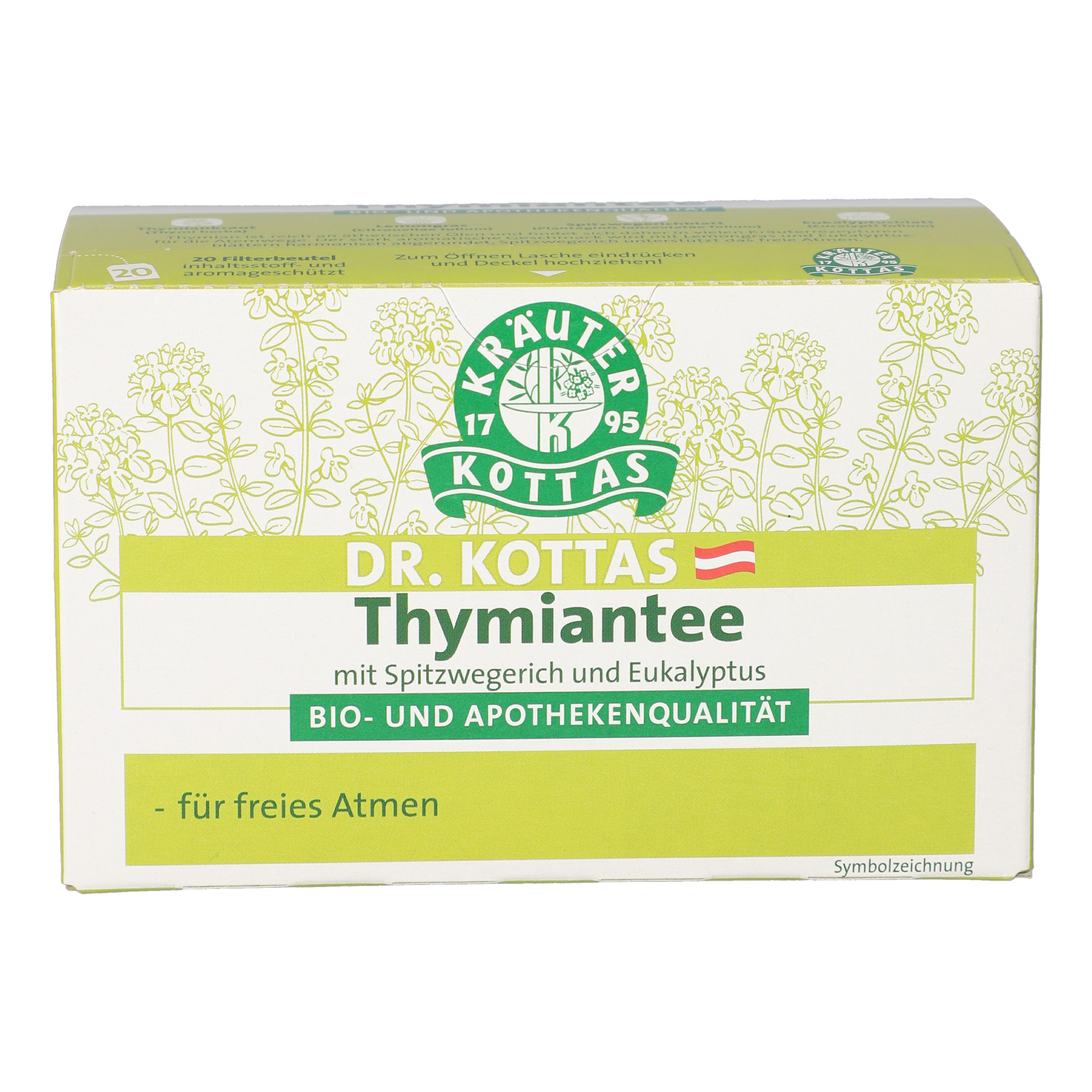 Dr. Kottas Tisane de thym au plantain lancéolé et eucalyptus 