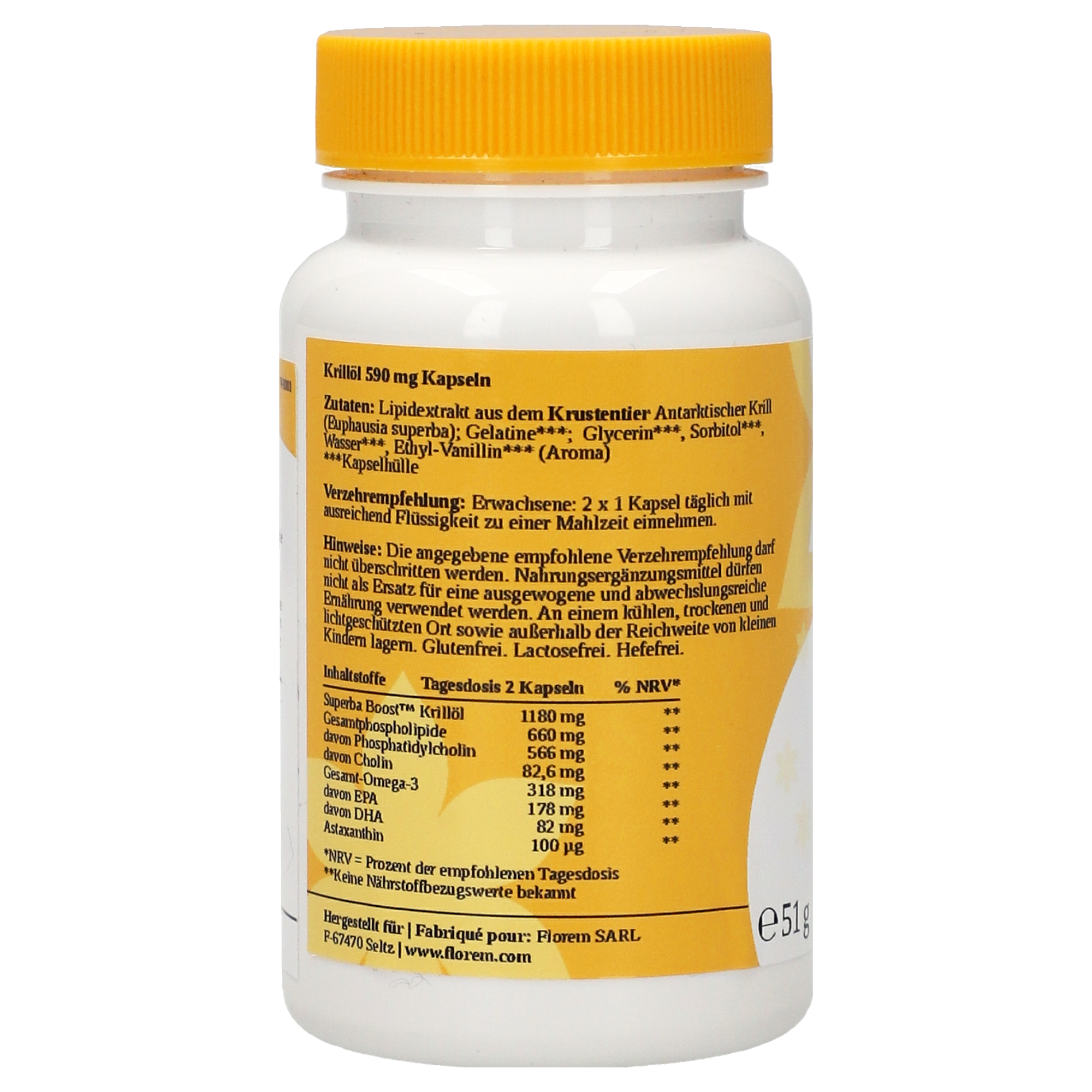 Huile de Krill 590 mg gélules