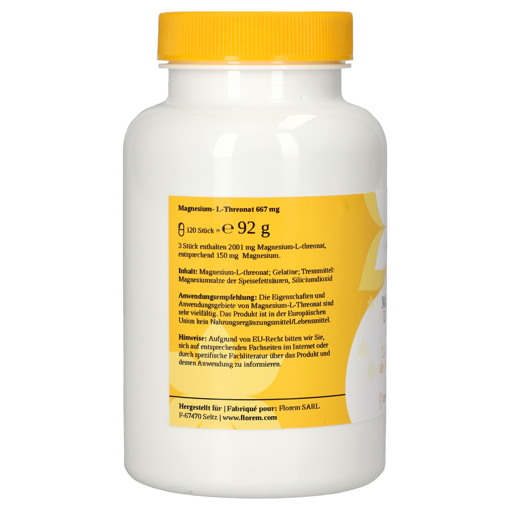 Magnesium-L-Threonat 667 mg Kapseln