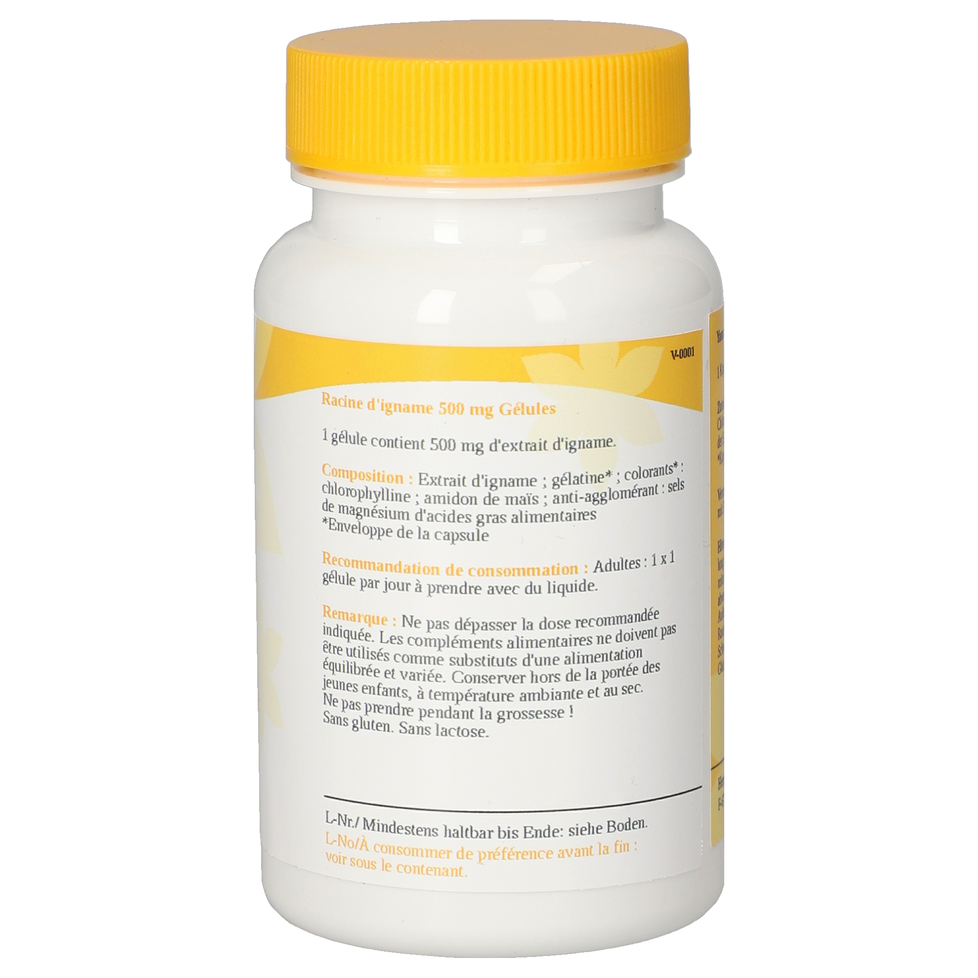 Yamswurzel 500 mg Kapseln