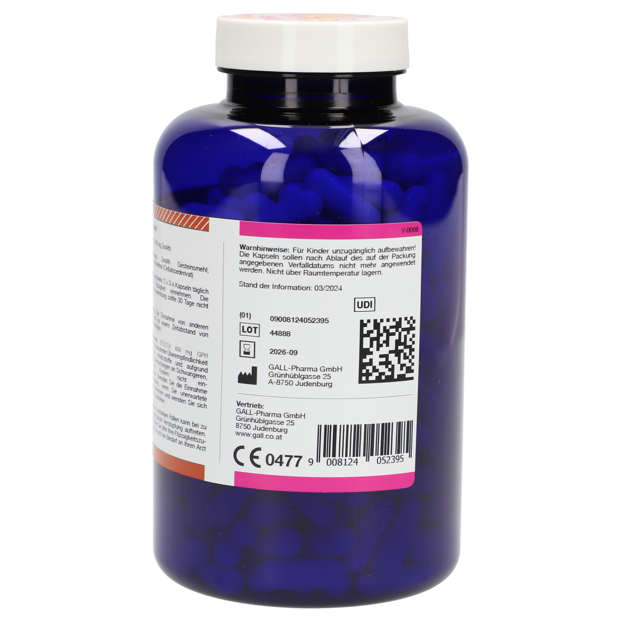 Zeolith 400 mg GPH Kapseln