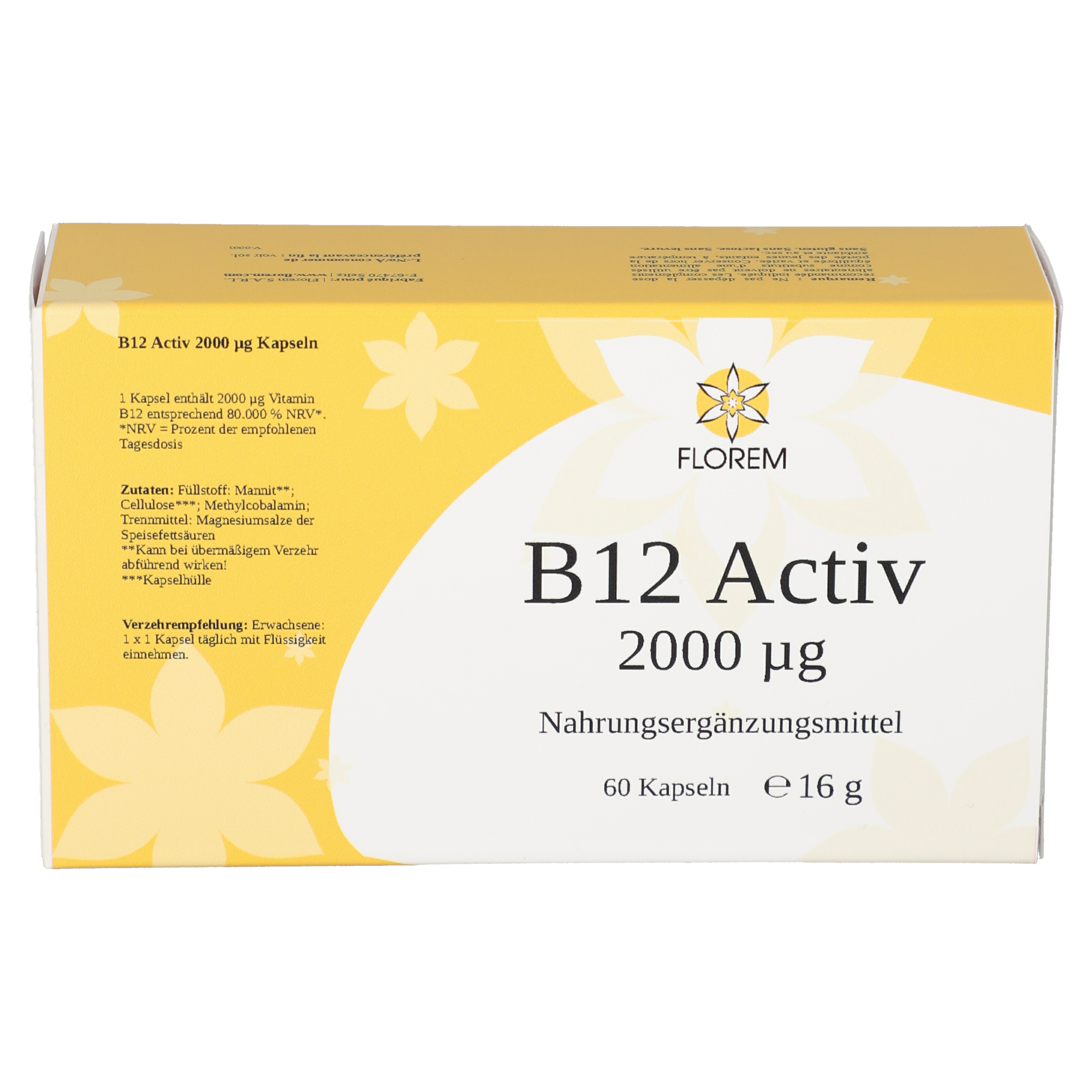 B12 Active 2000 µg Gélules B12 Active 2000 µg Gélules