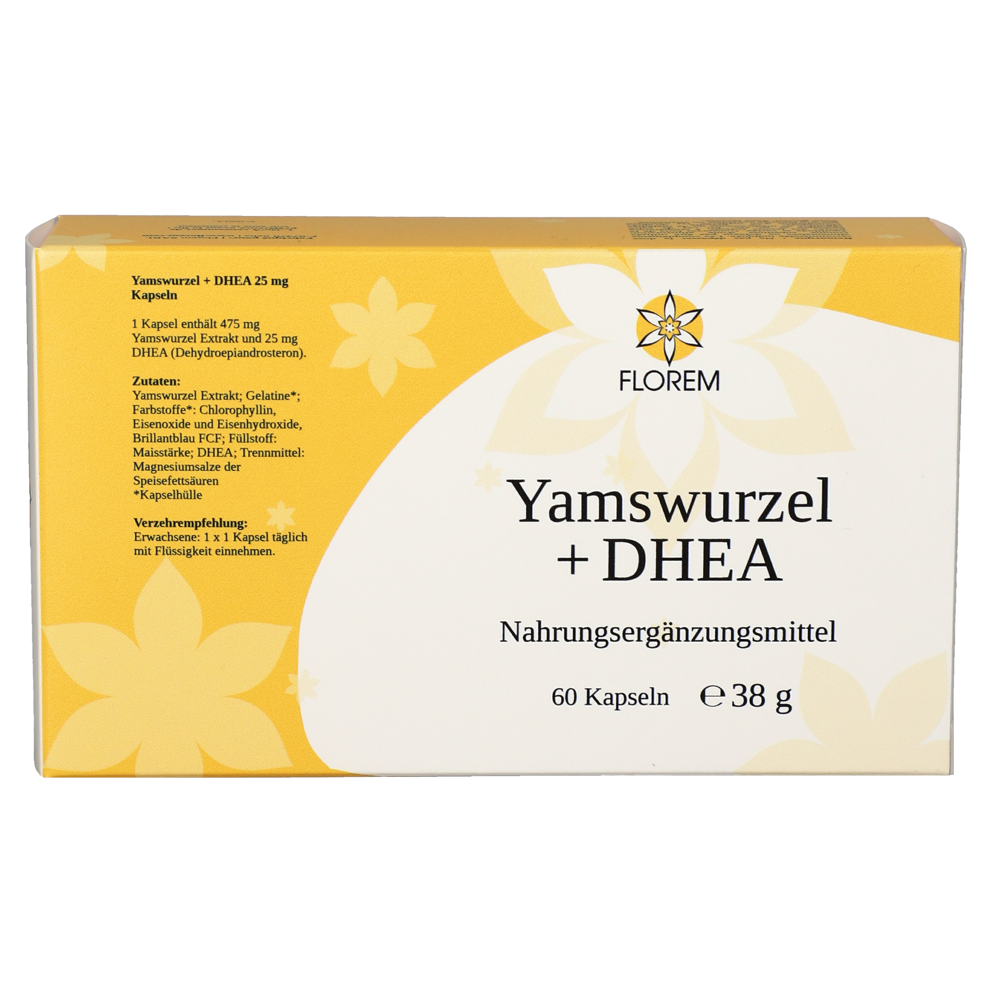 Yamswurzel + DHEA 25 mg Kapseln
