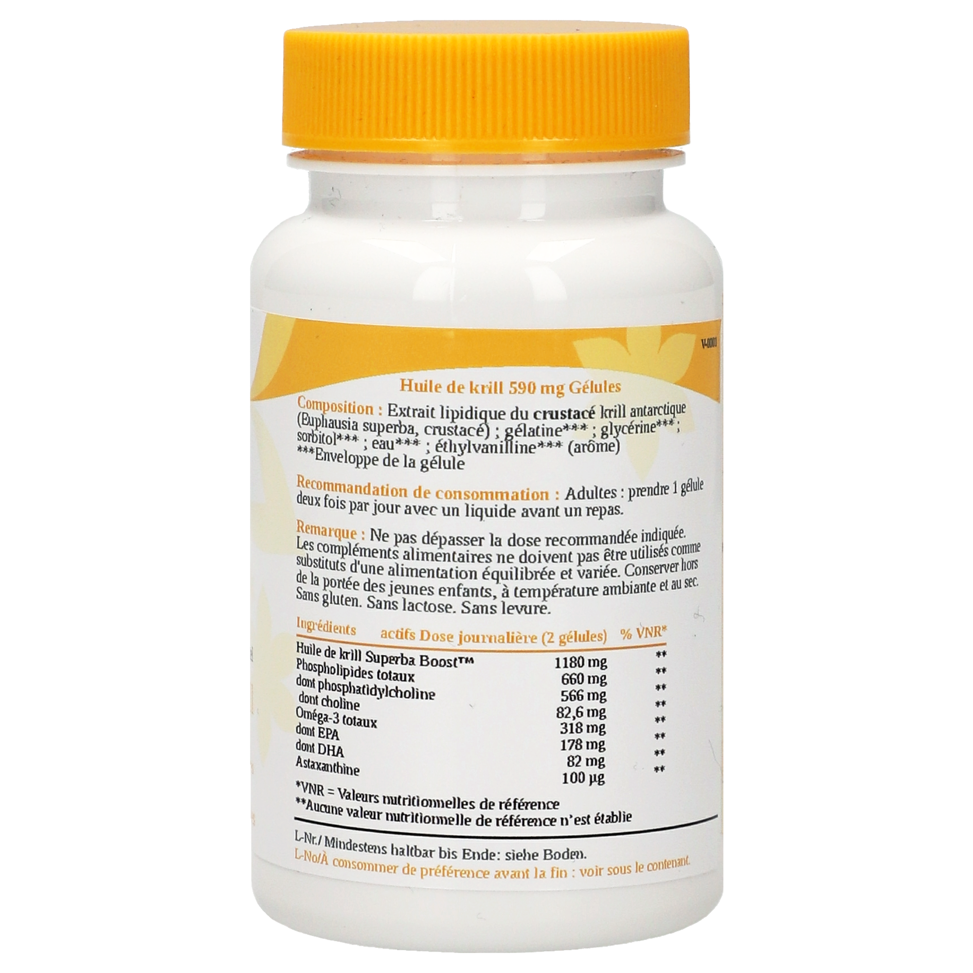 Huile de Krill 590 mg gélules