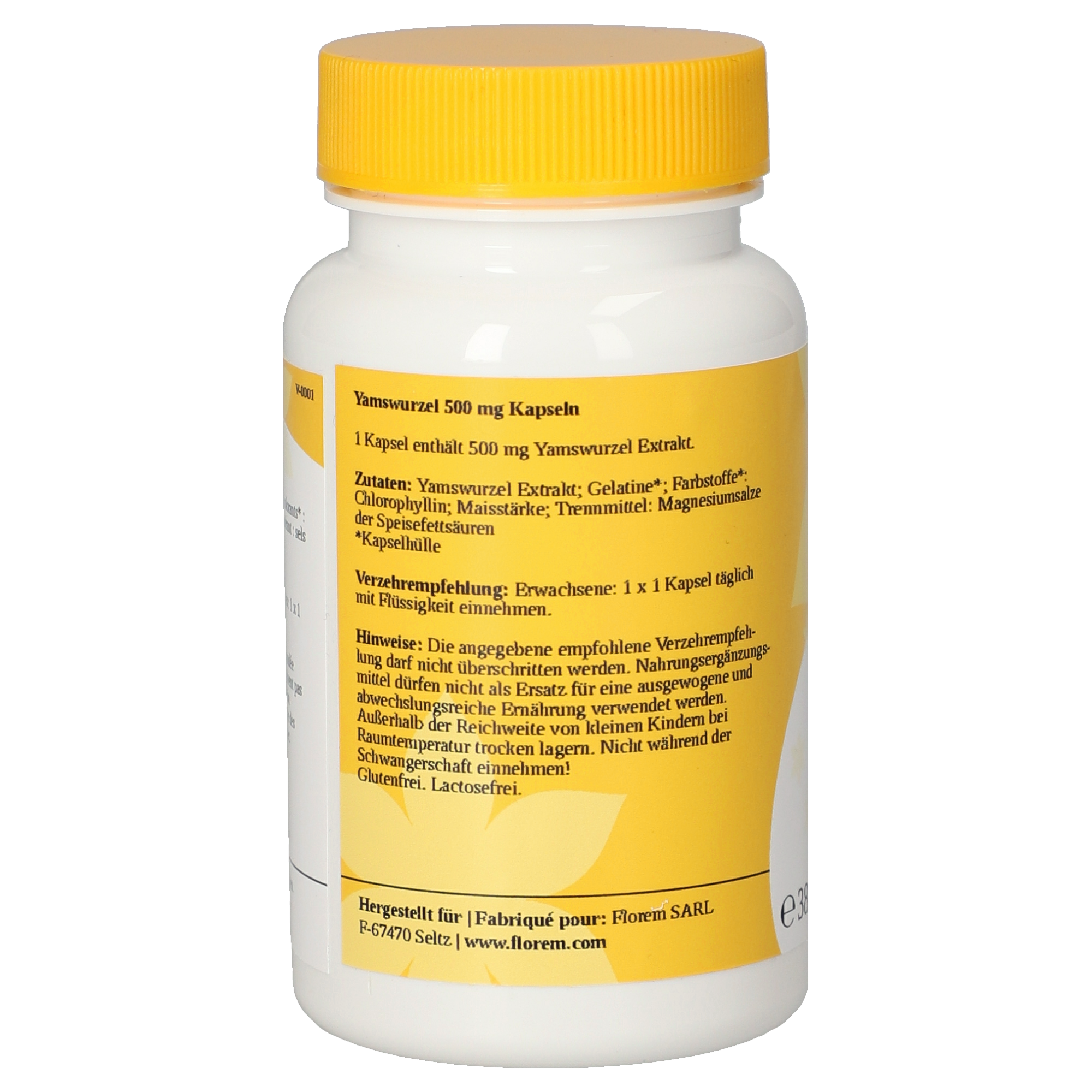 Yamswurzel 500 mg Kapseln