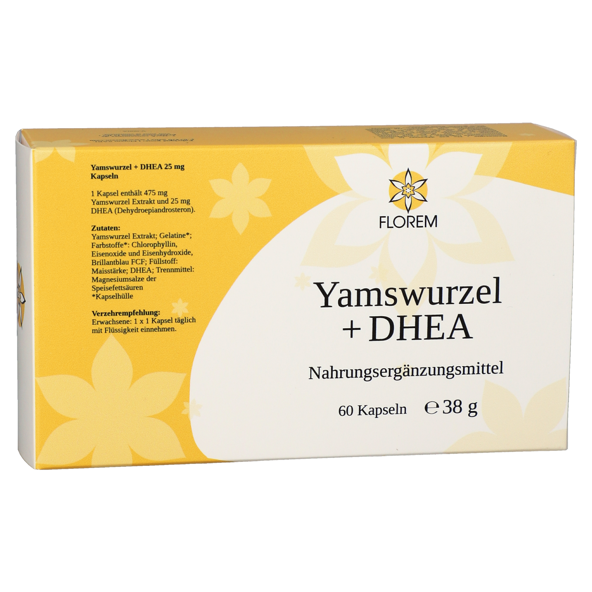 Yamswurzel + DHEA 25 mg Kapseln