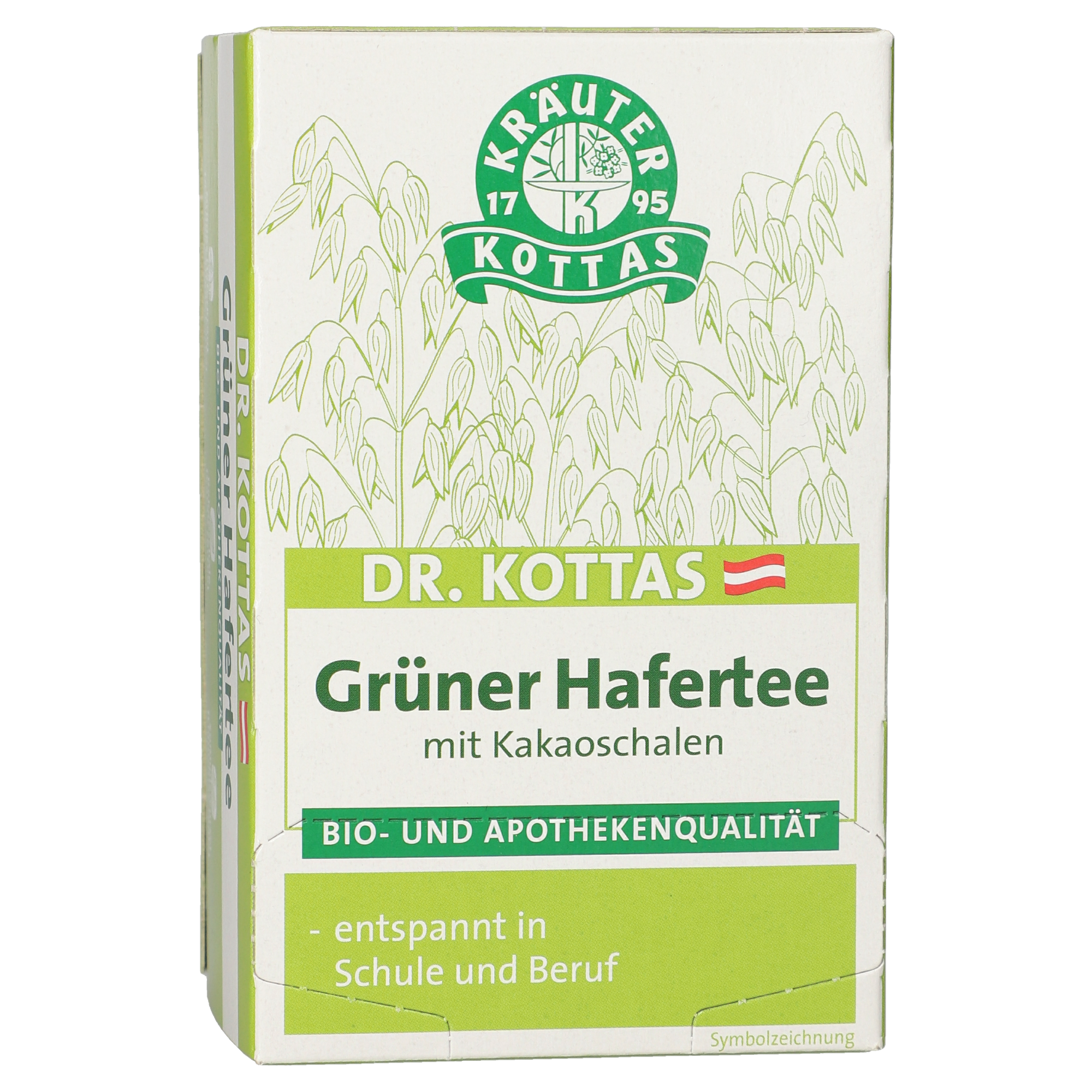 Dr. Kottas Grüner Hafertee mit Kakaoschalen