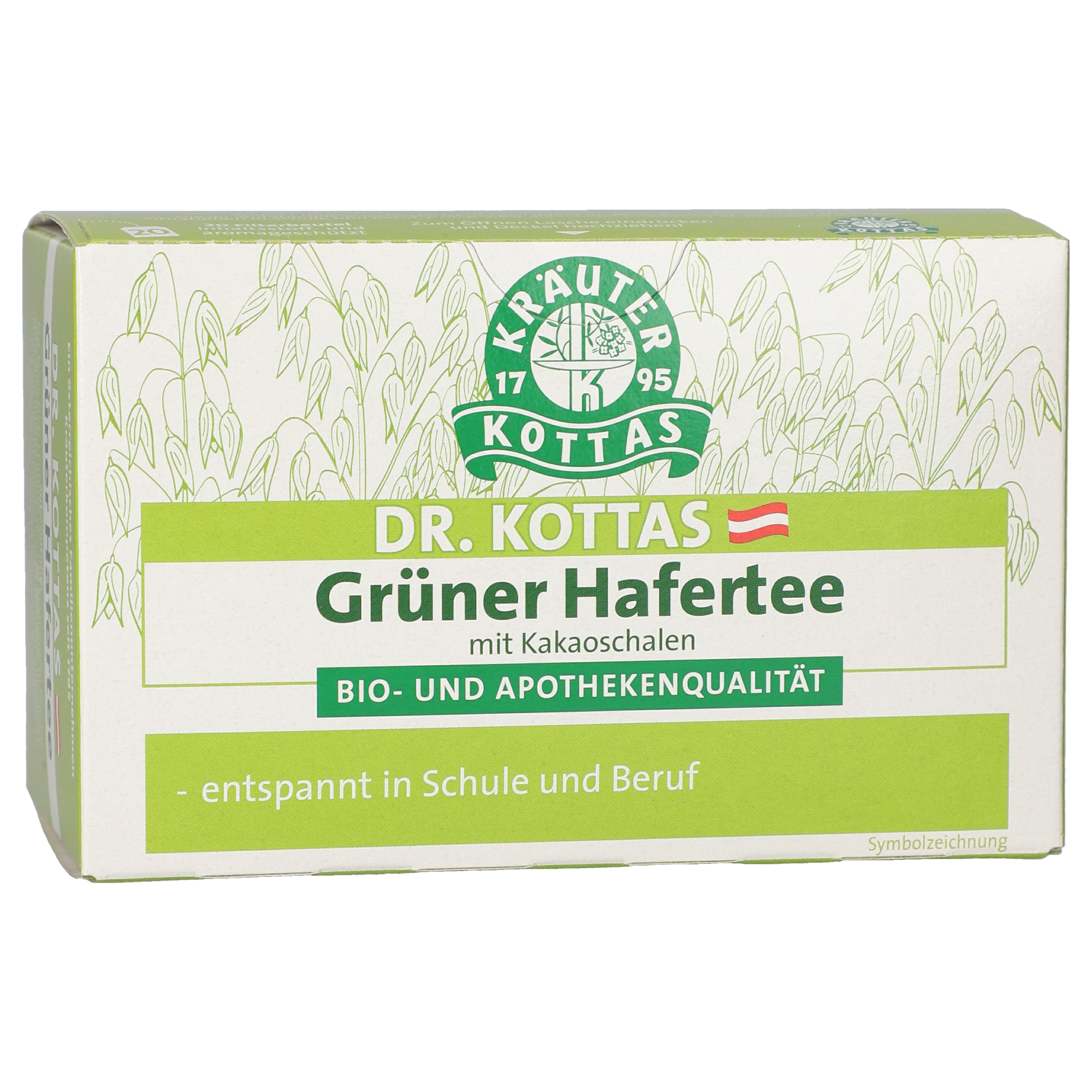 Dr. Kottas Grüner Hafertee mit Kakaoschalen