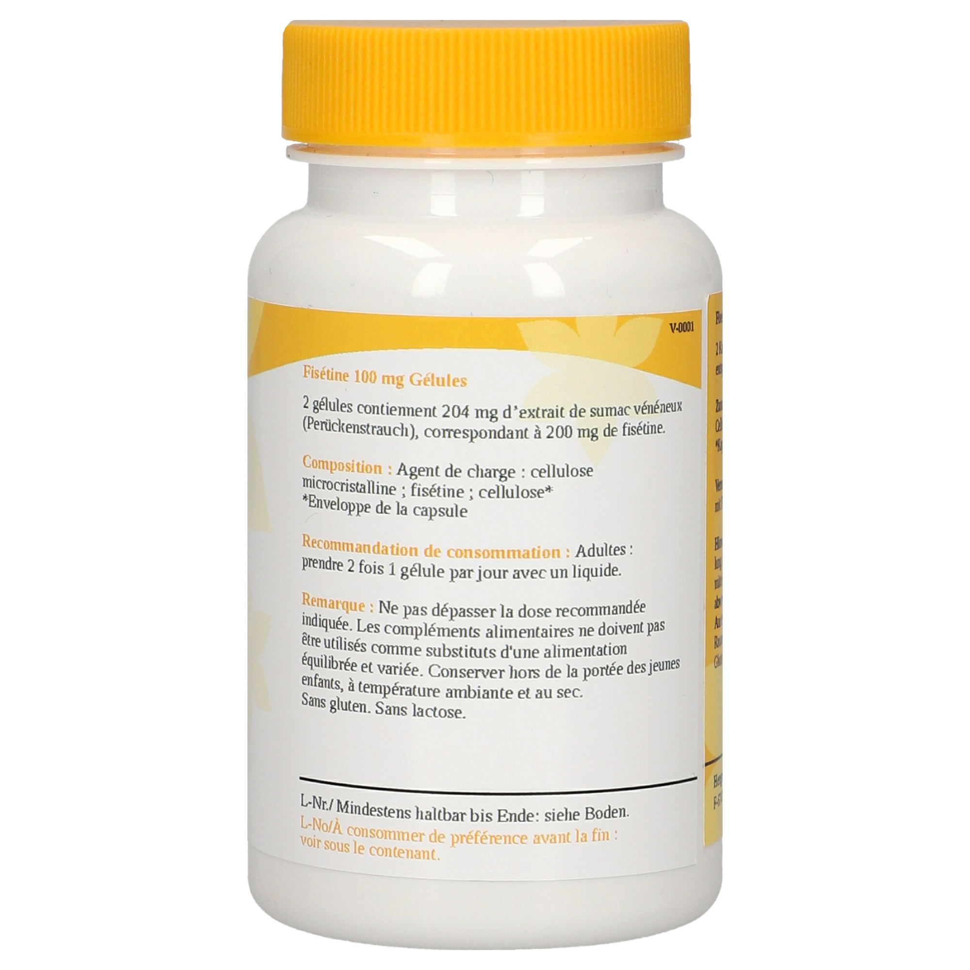 Fisétine 100mg gélules