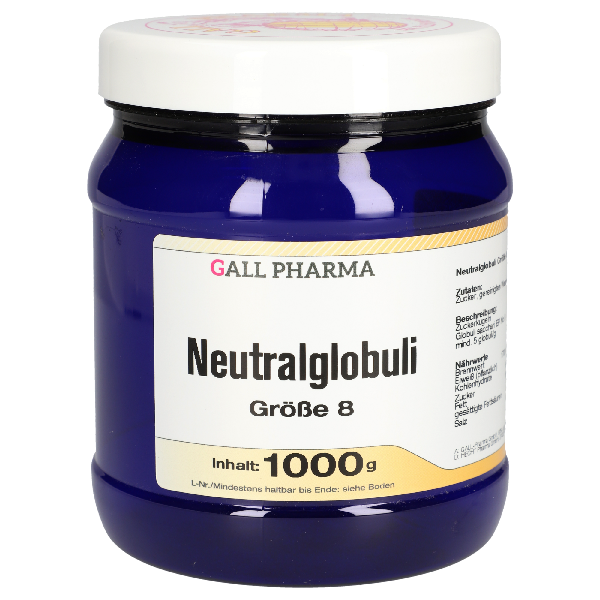 Neutralglobuli Größe 8 GPH