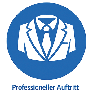 Mitarbeiter in einheitlicher Arbeitskleidung mit Firmenlogo für professionellen Auftritt