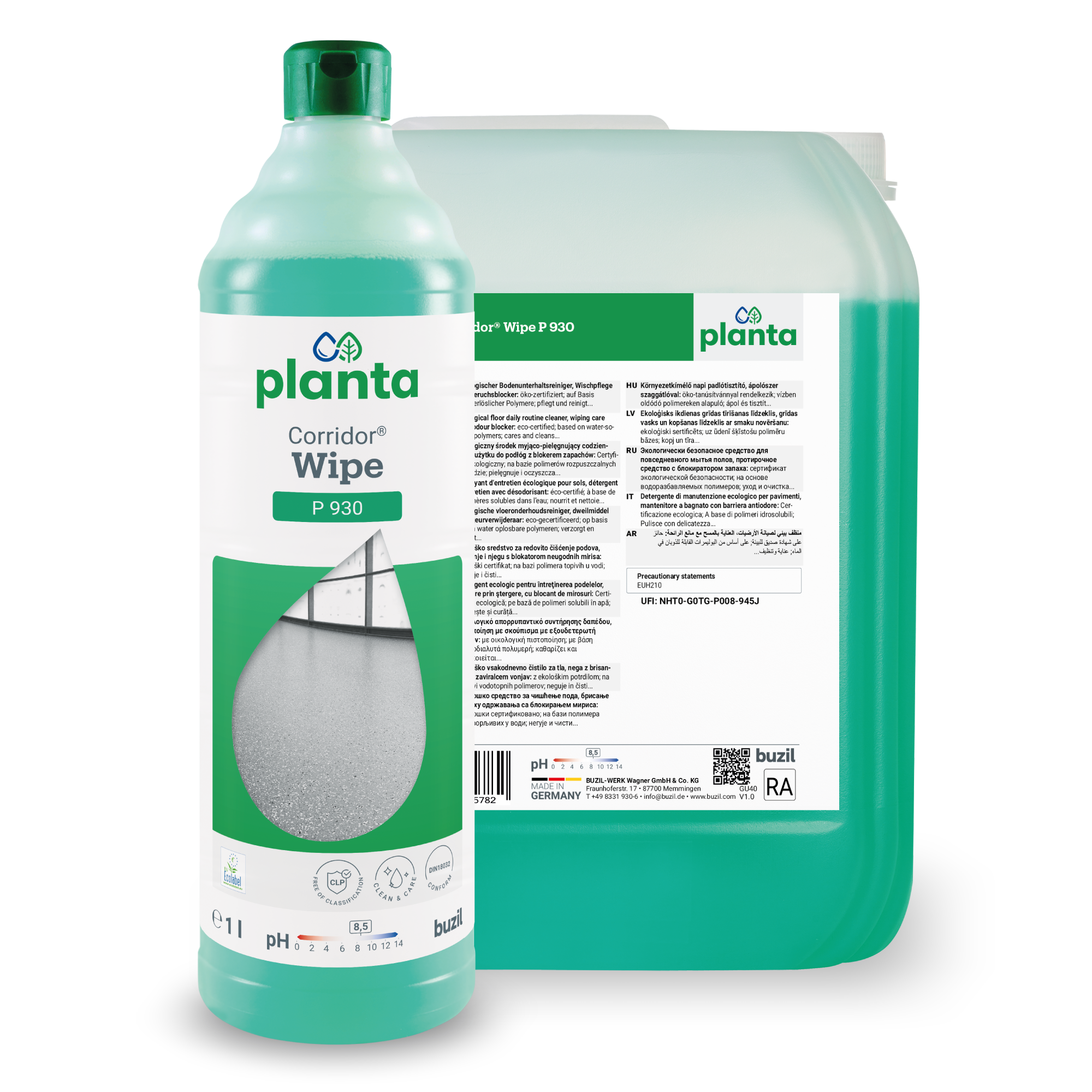 Planta Corridor® Wipe P930 Ökologische Wischpflege Ökologische Wischpflege und Reinigungszubehör jetzt bestellen.