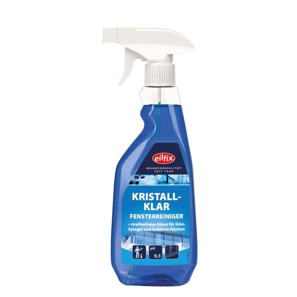 Eilfix® Kristall-Klar Profi-Glasreiniger für Glas und Fenster in Sprühflasche