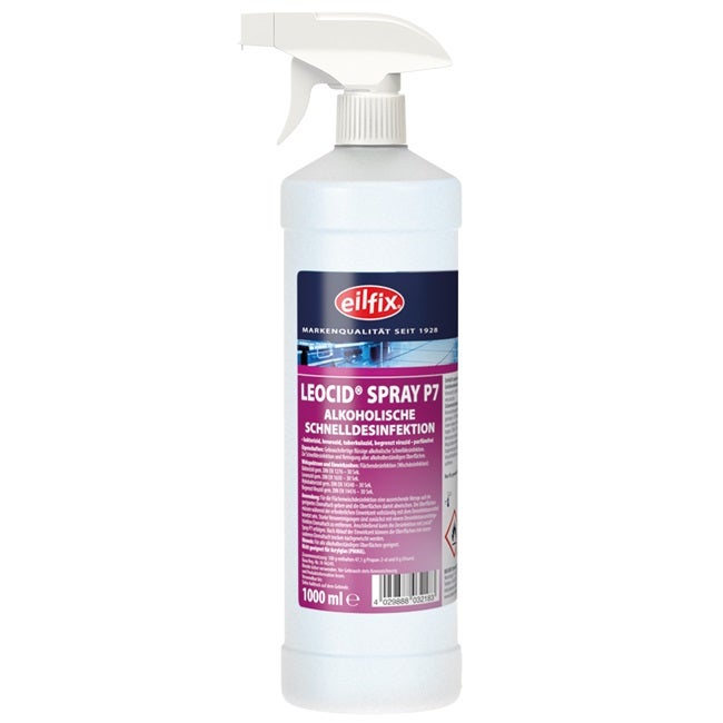 Eilfix® Leocid Spray P7 Alkoholische Schnelldesinfektion Desinfektionsmittel in Sprühflasche