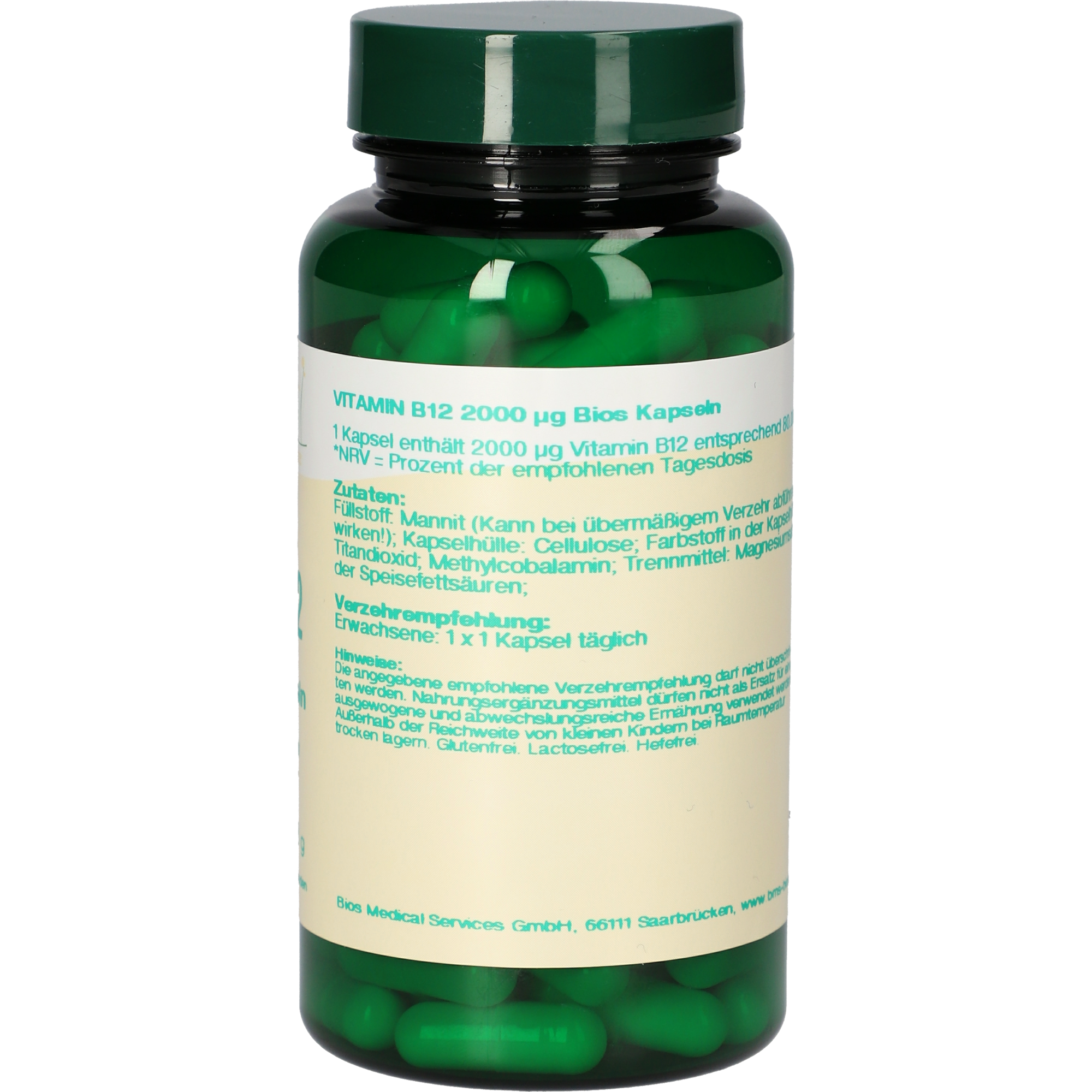 Vitamin B12 2000 µg Kapseln