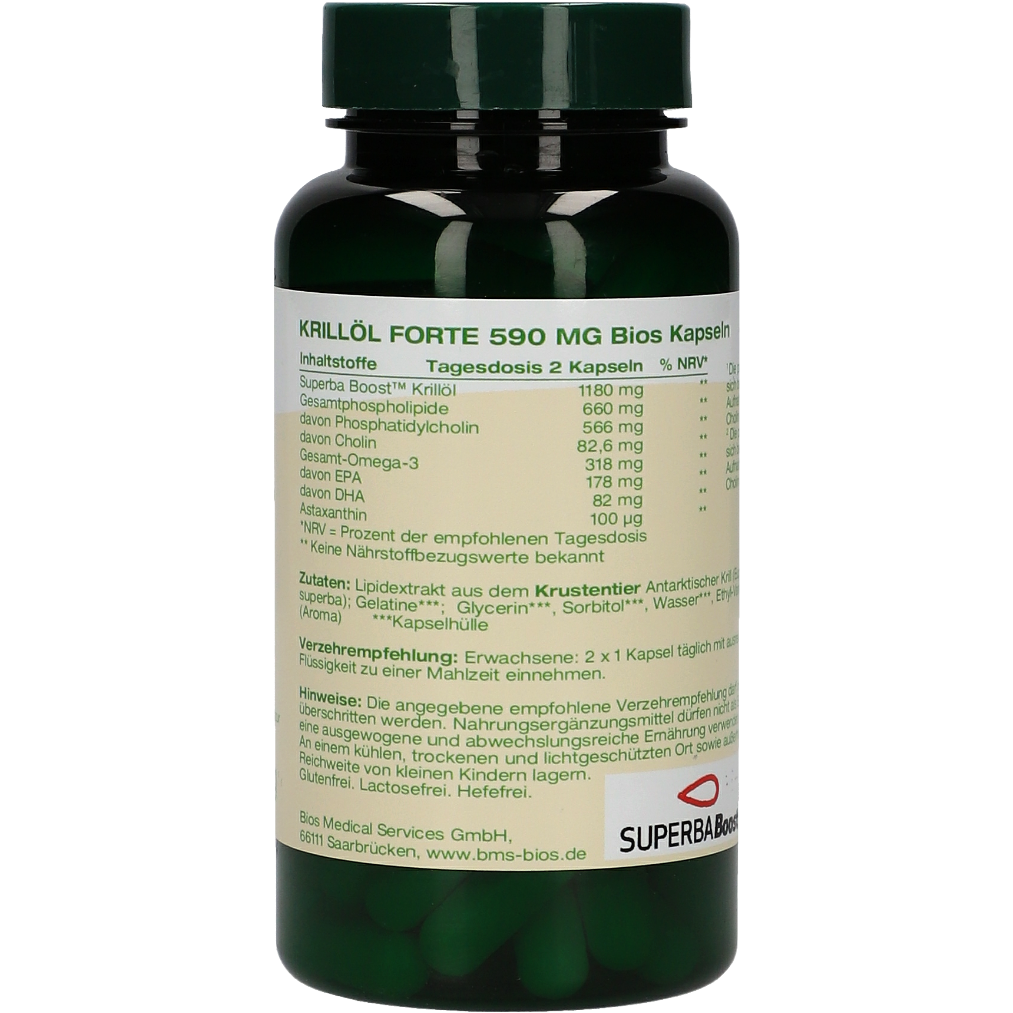Krillöl forte 590 mg Kapseln