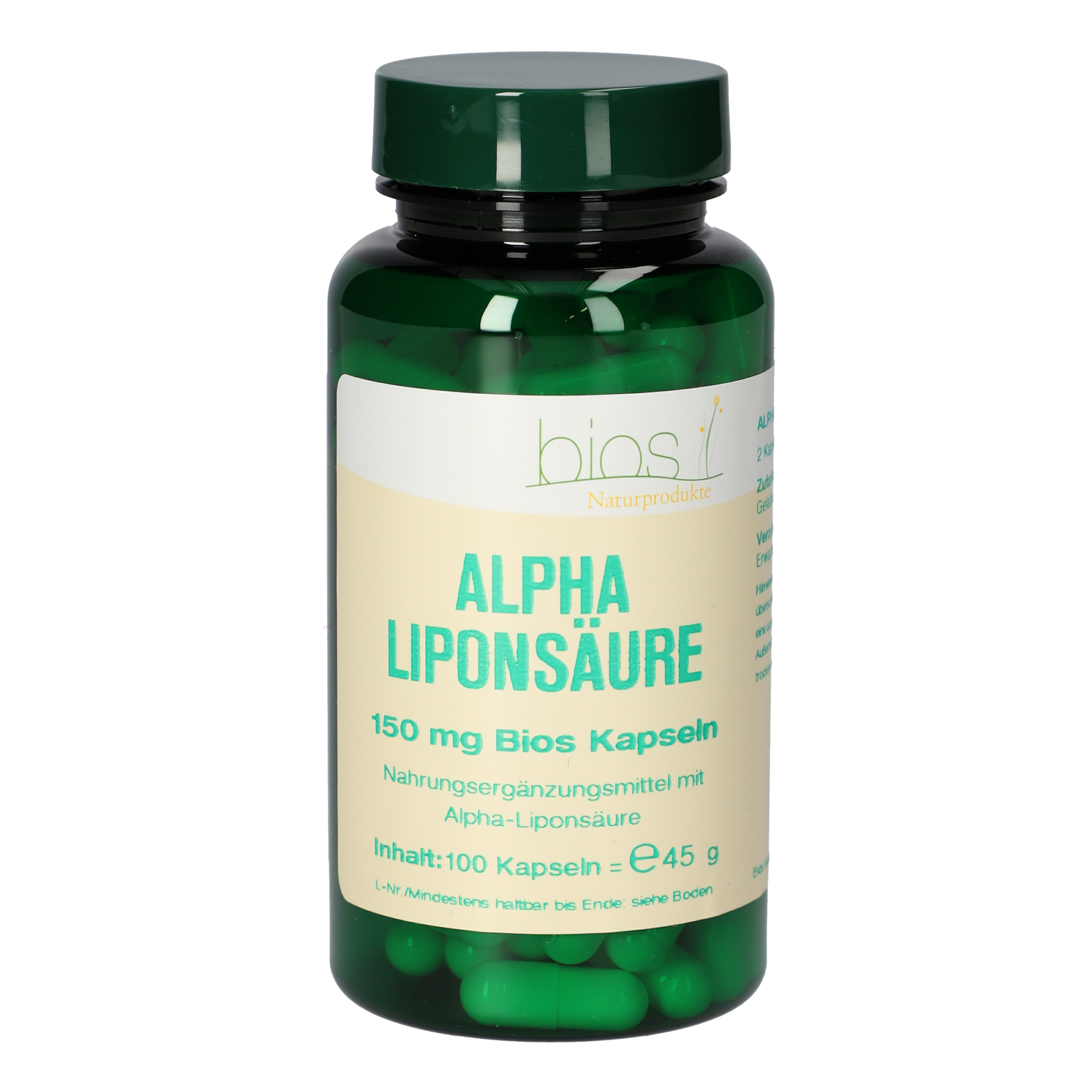 Alpha Liponsäure Kapseln Alpha Liponsäure Kapseln