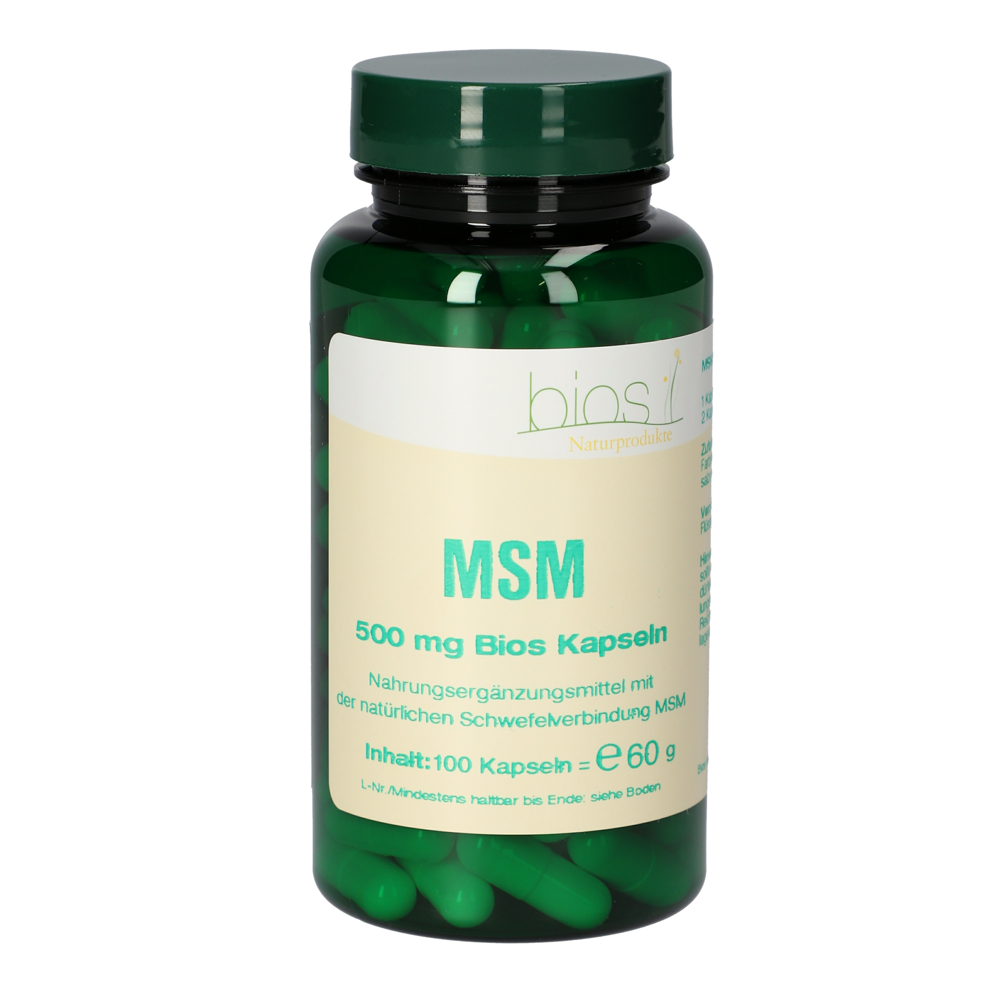 MSM 500 mg Kapseln MSM 500 mg Kapseln