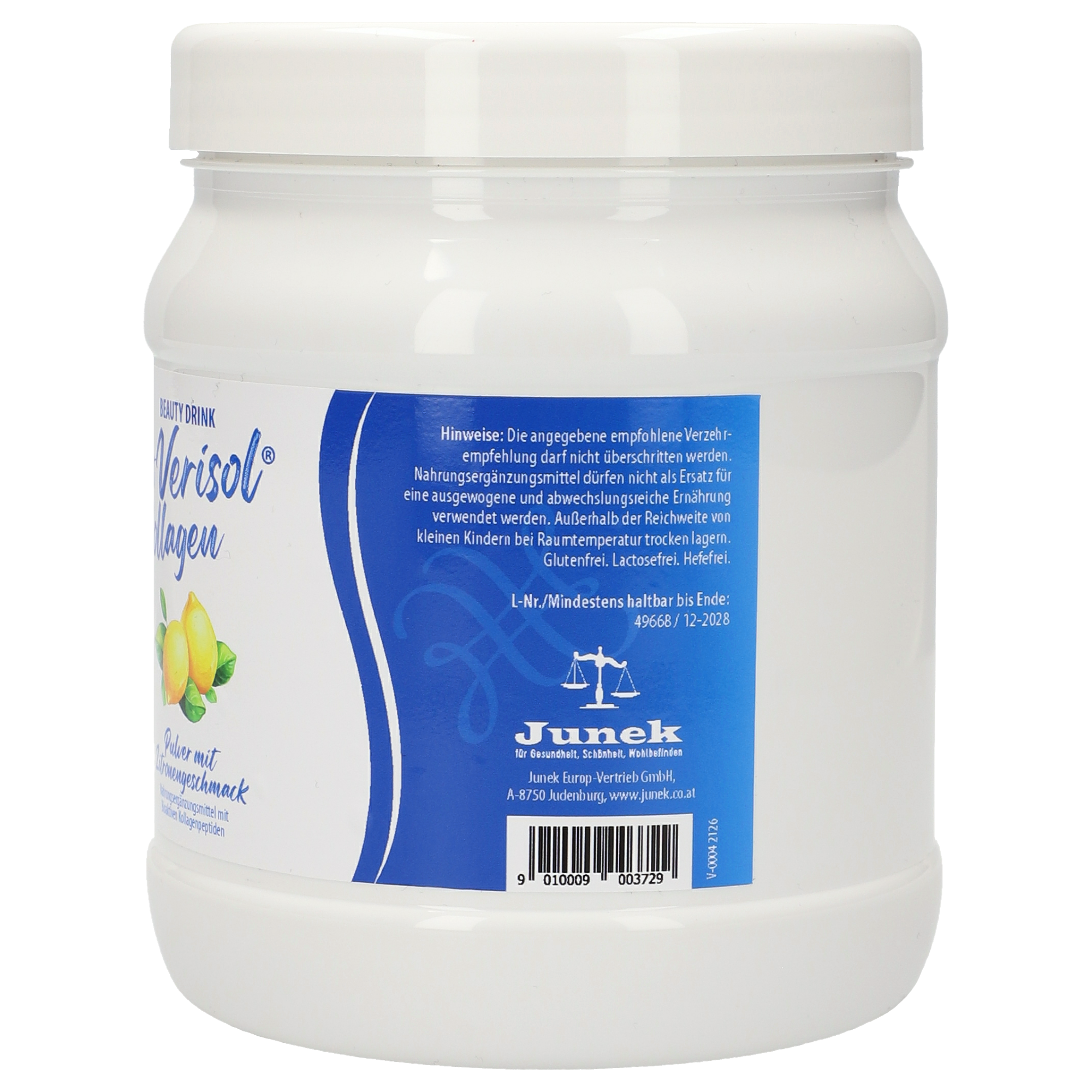 Beauty Drink mit Verisol® Collagen Zitrone Pulver