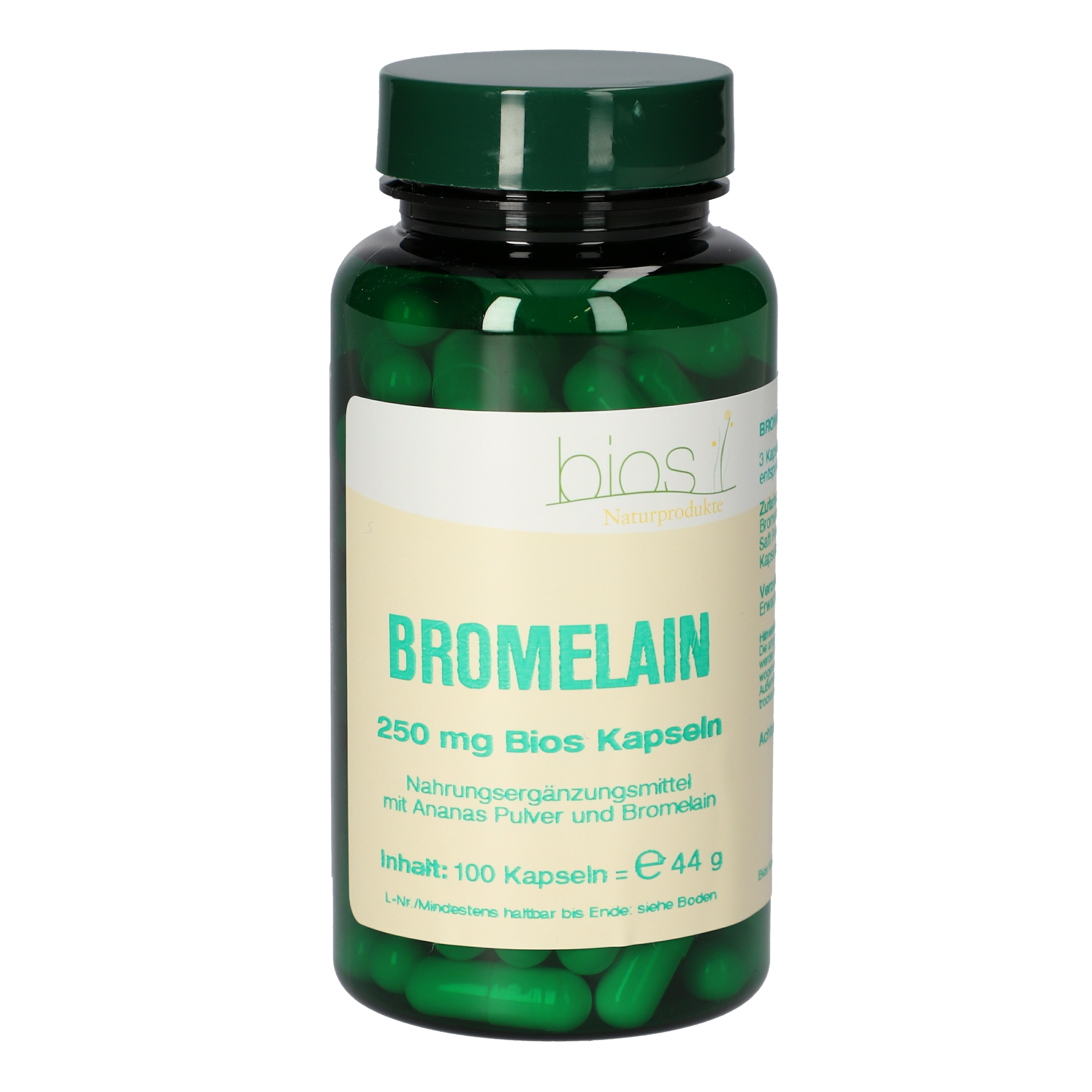 Bromelain 250 mg Kapseln Bromelain 250 mg Kapseln