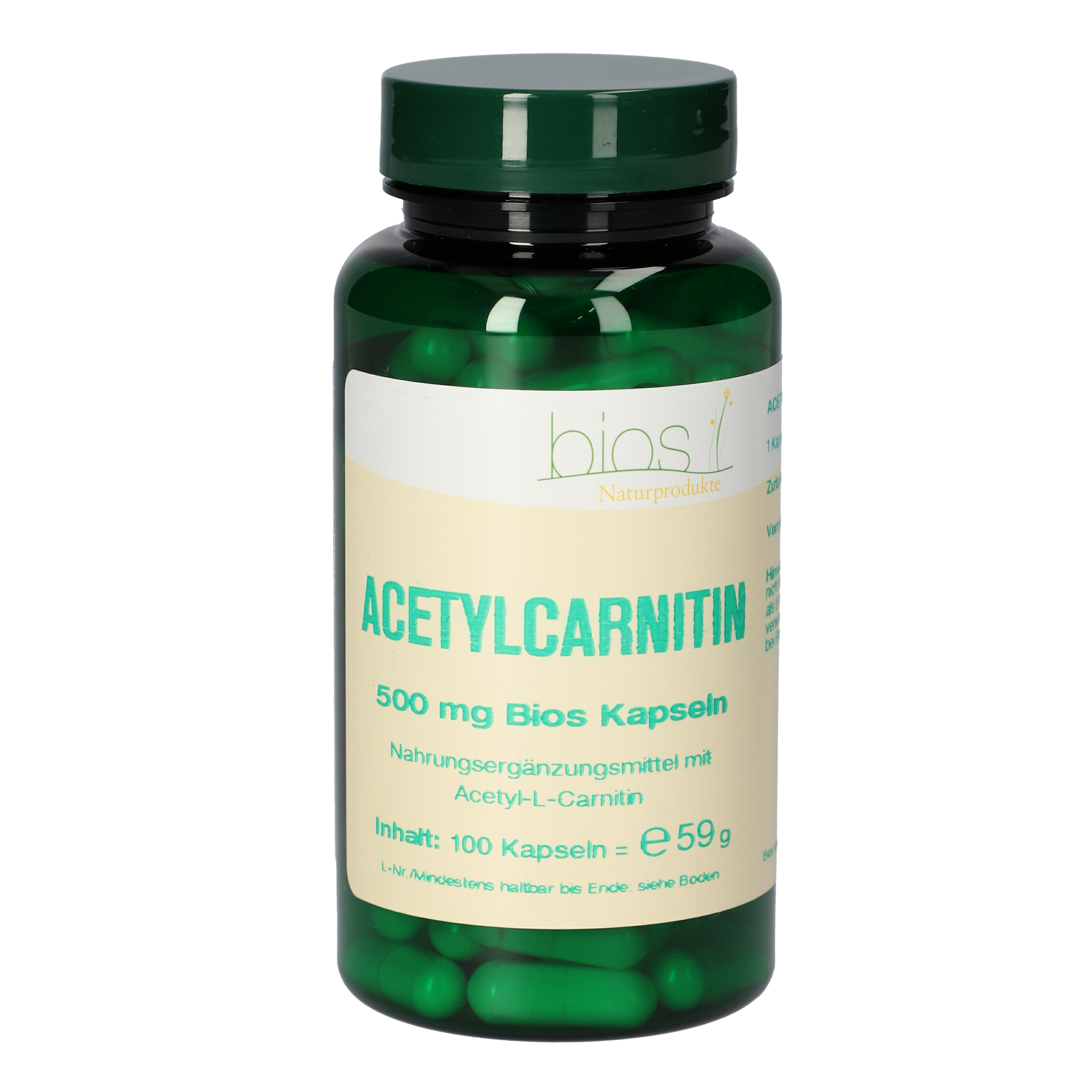 Acetylcarnitin 500 mg Kapseln