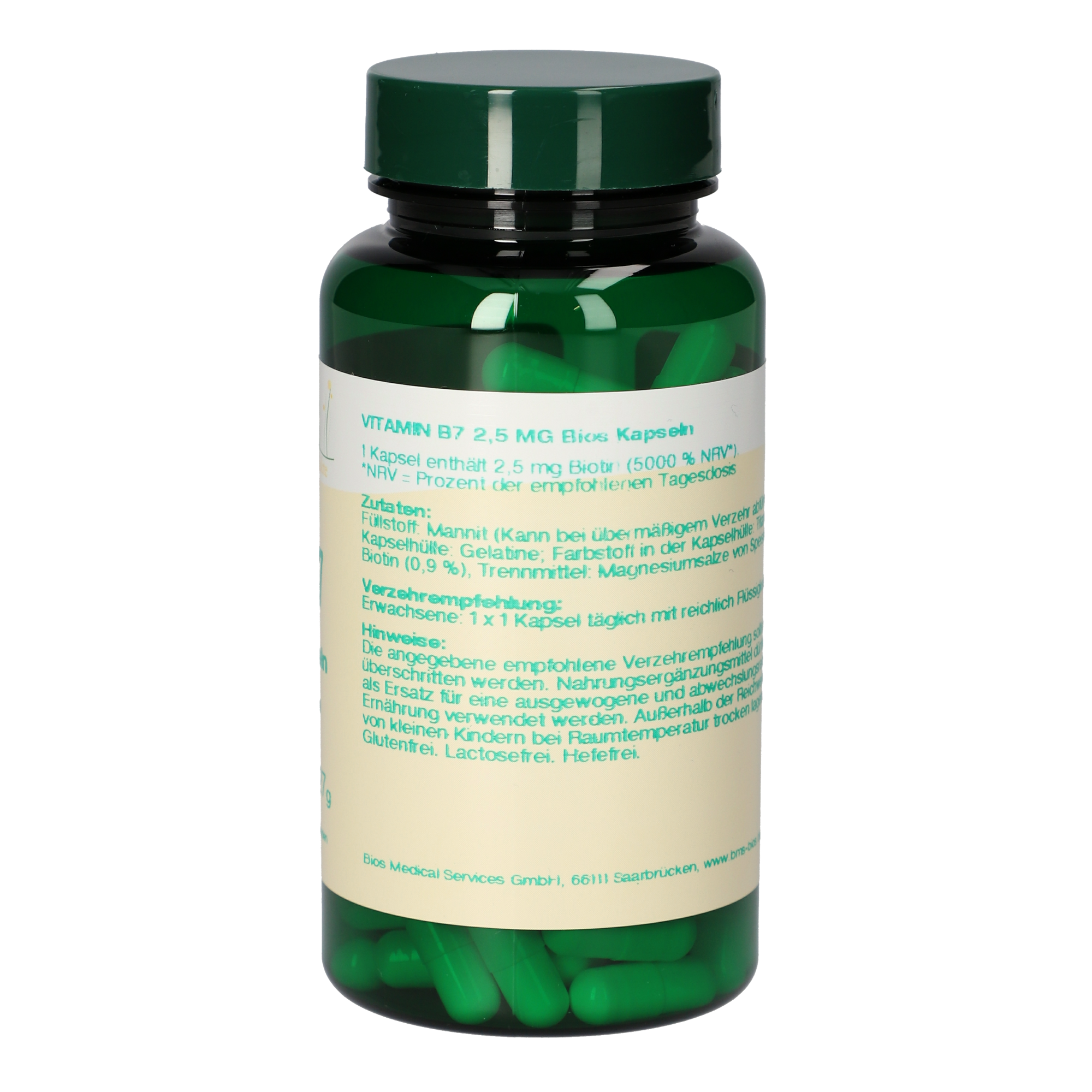 Vitamin B7 2,5 mg Kapseln