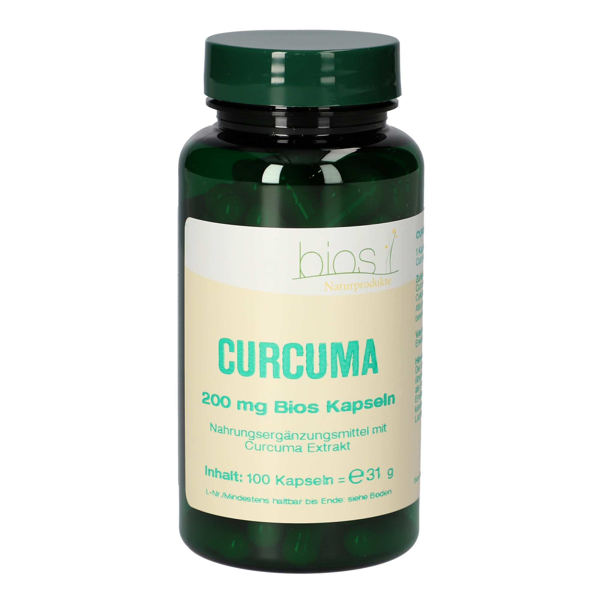 Curcuma 200 mg Kapseln Curcuma 200 mg Kapseln