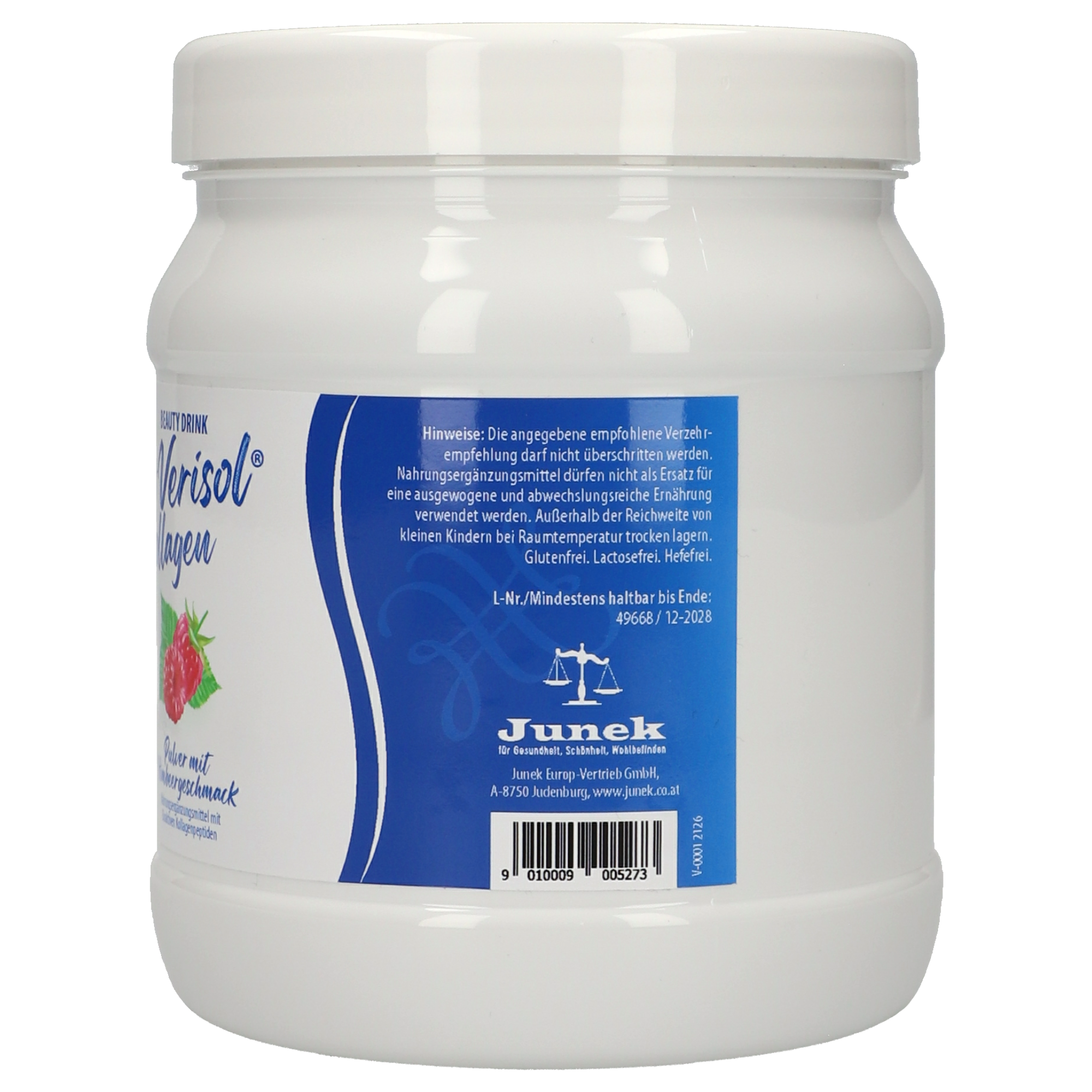 Beauty Drink mit VERISOL® Collagen Himbeer Pulver
