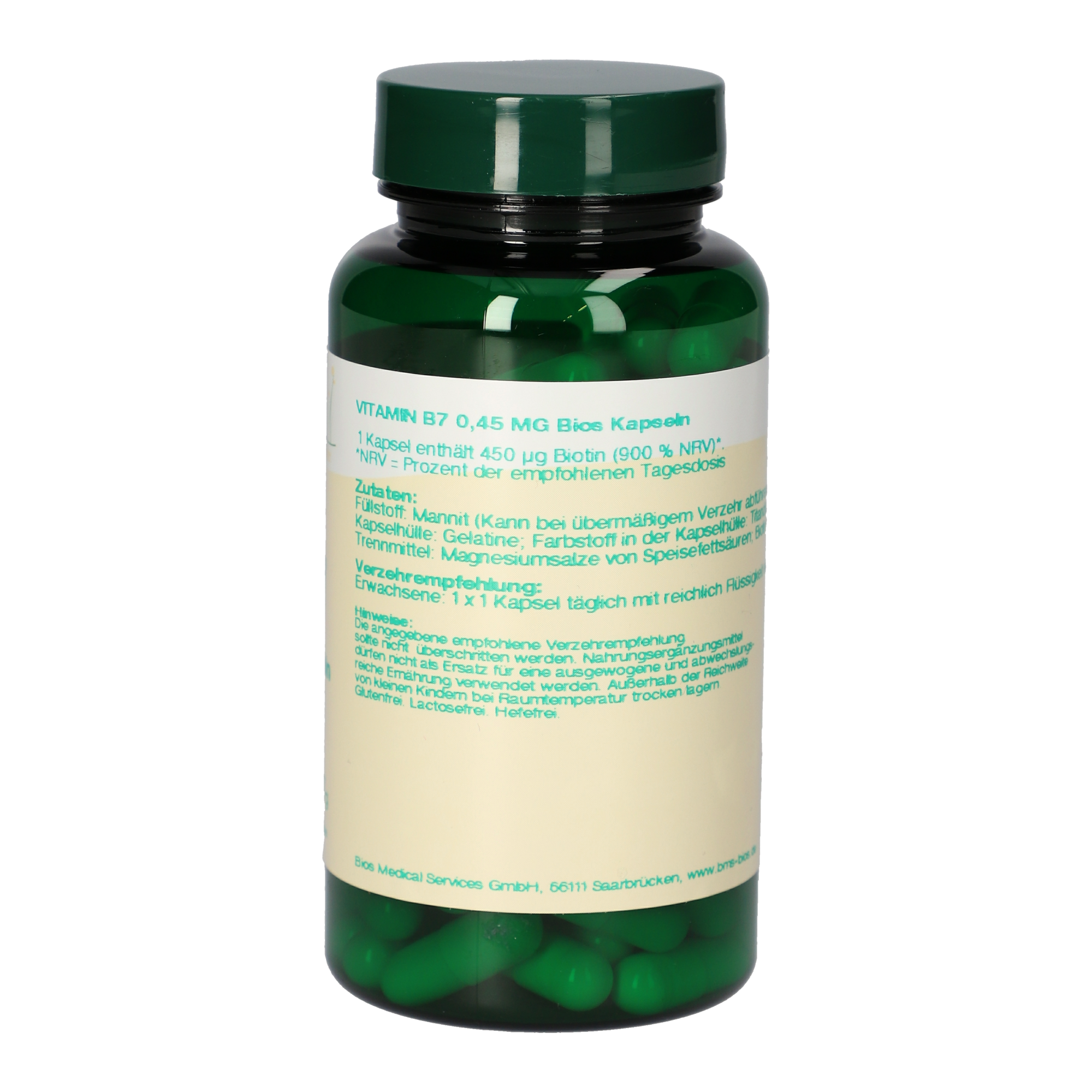Vitamin B7 0,45 mg Kapseln