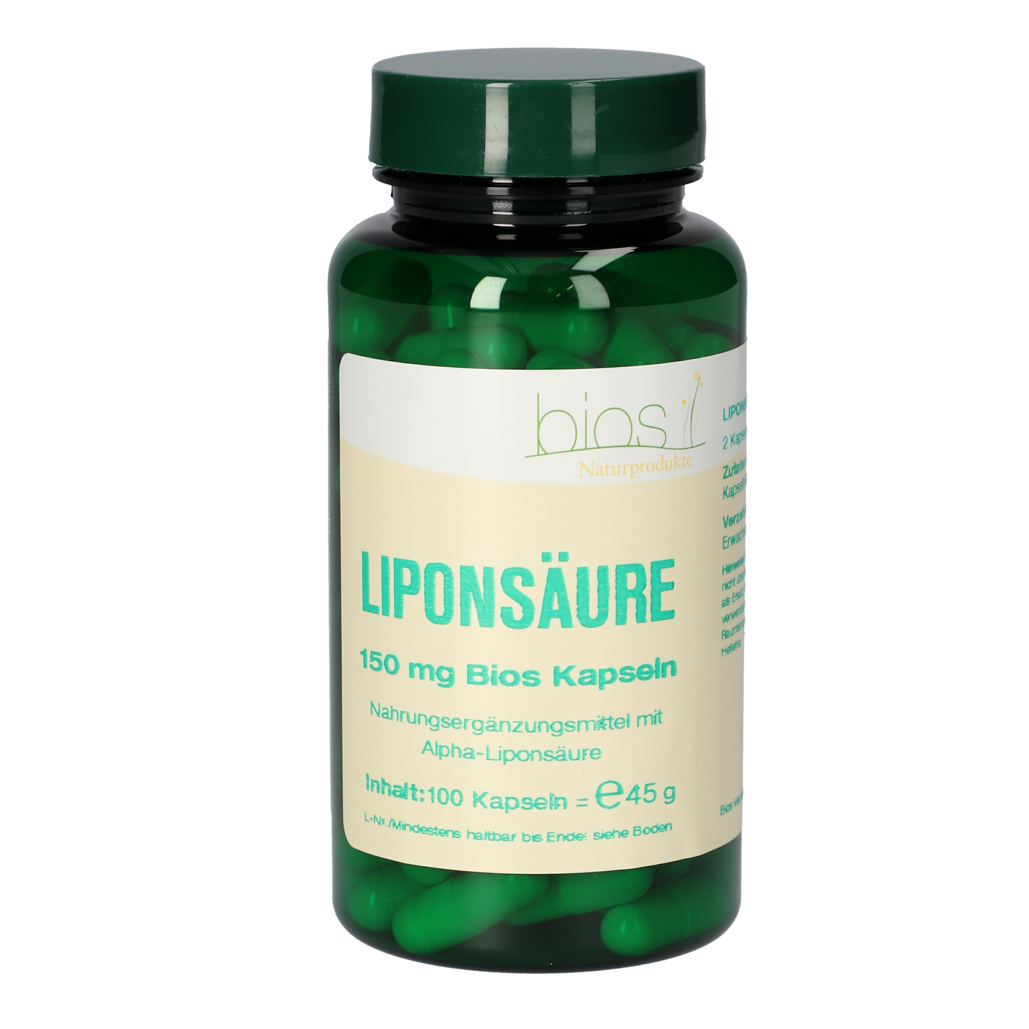 Liponsäure 150 mg Kapseln Liponsäure 150 mg Kapseln