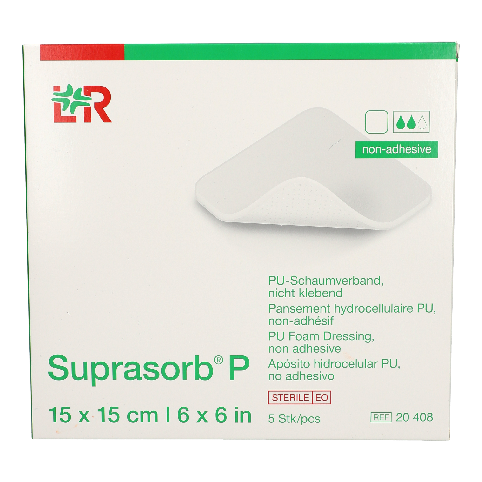 Suprasorb® P PU-Schaumverband nicht klebend 15 x 15 cm