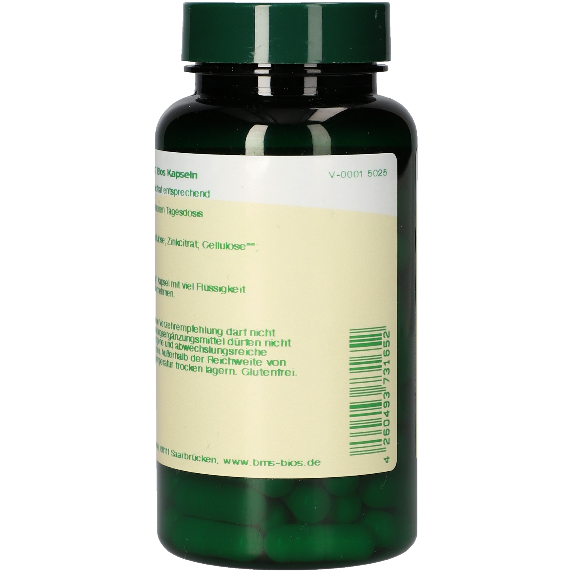 Zink 30 mg als Citrat Kapseln