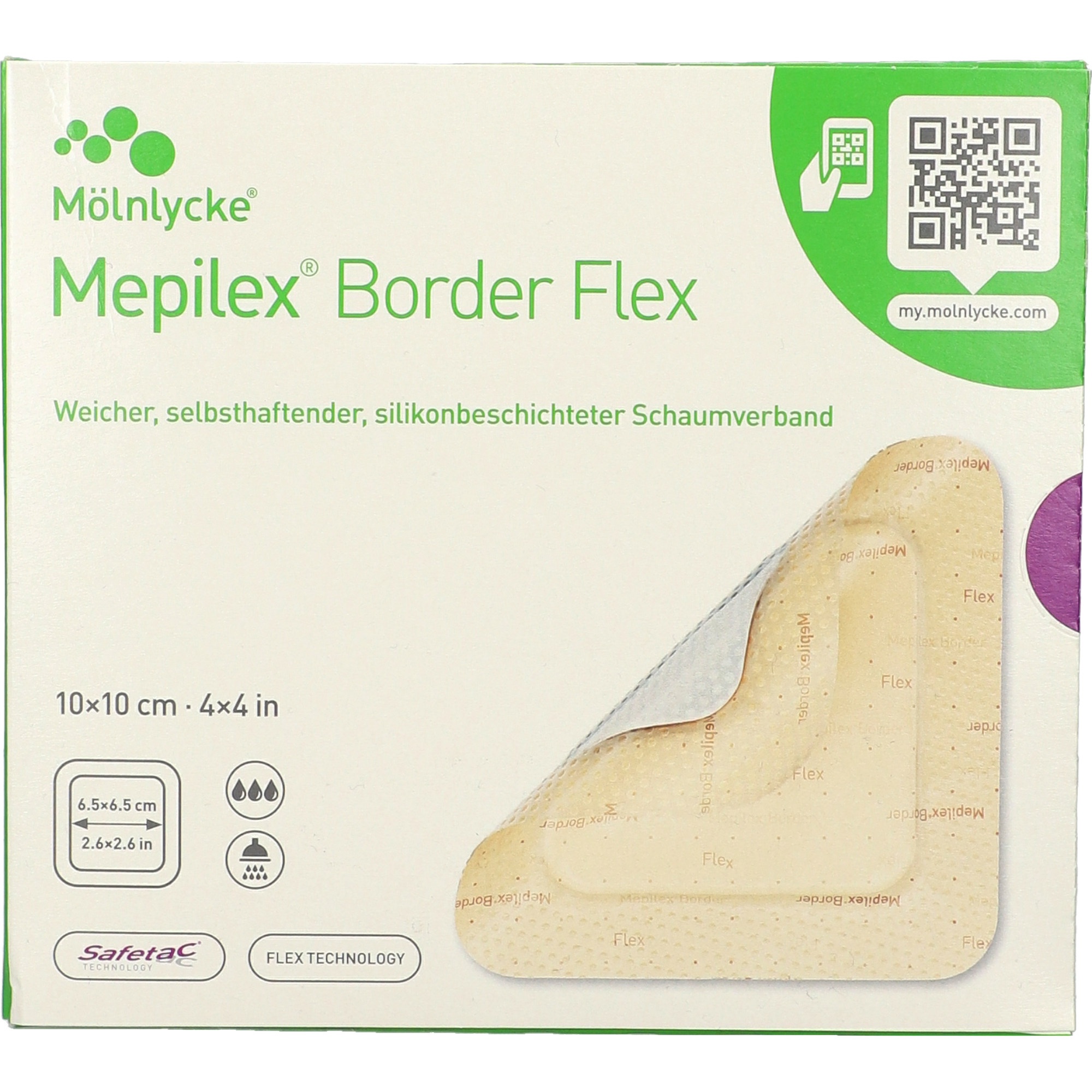Mepilex® Border Schaumverband 10 x 10 cm