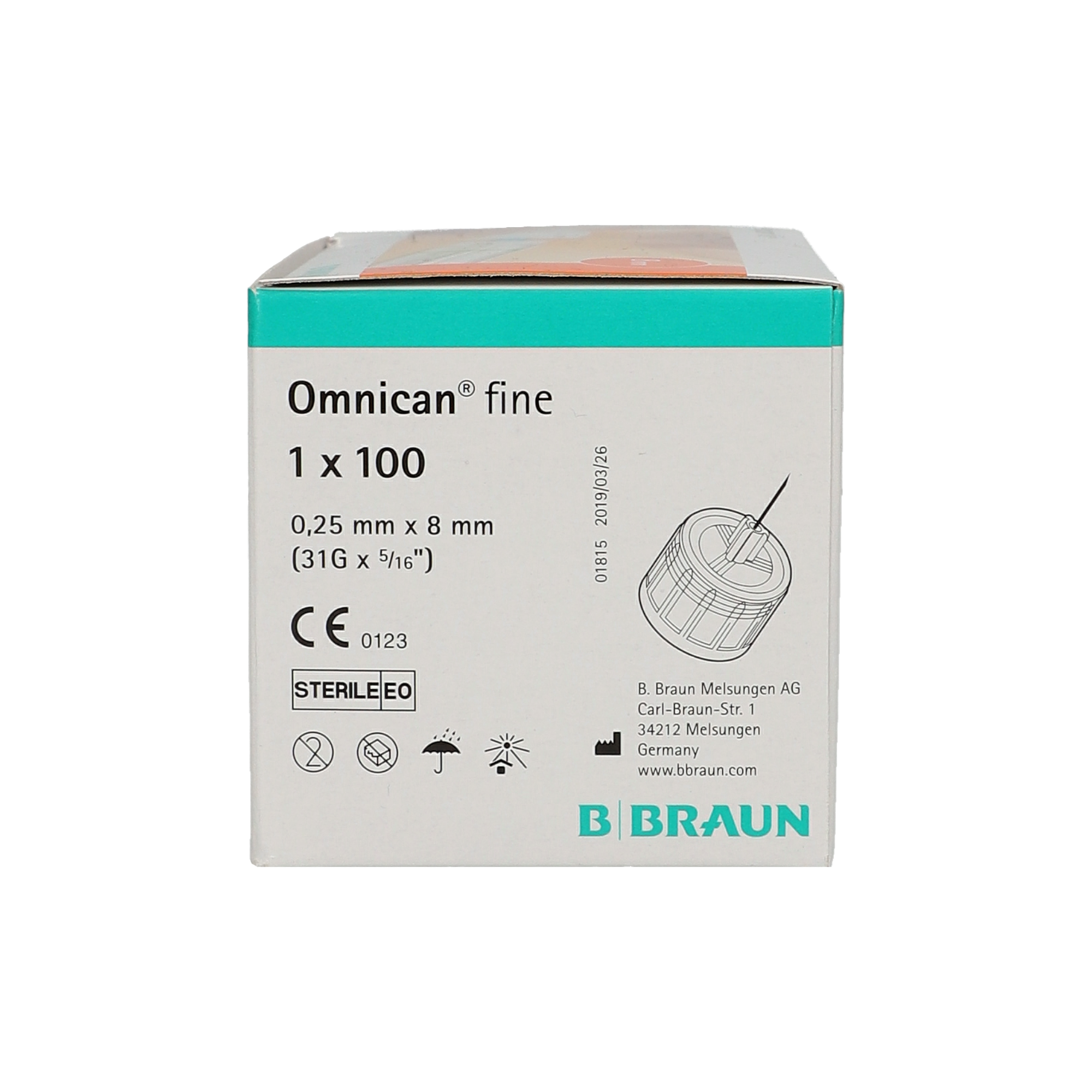 Omnican® fine Pen-Kanüle 31 G 0,25 x 8 mm