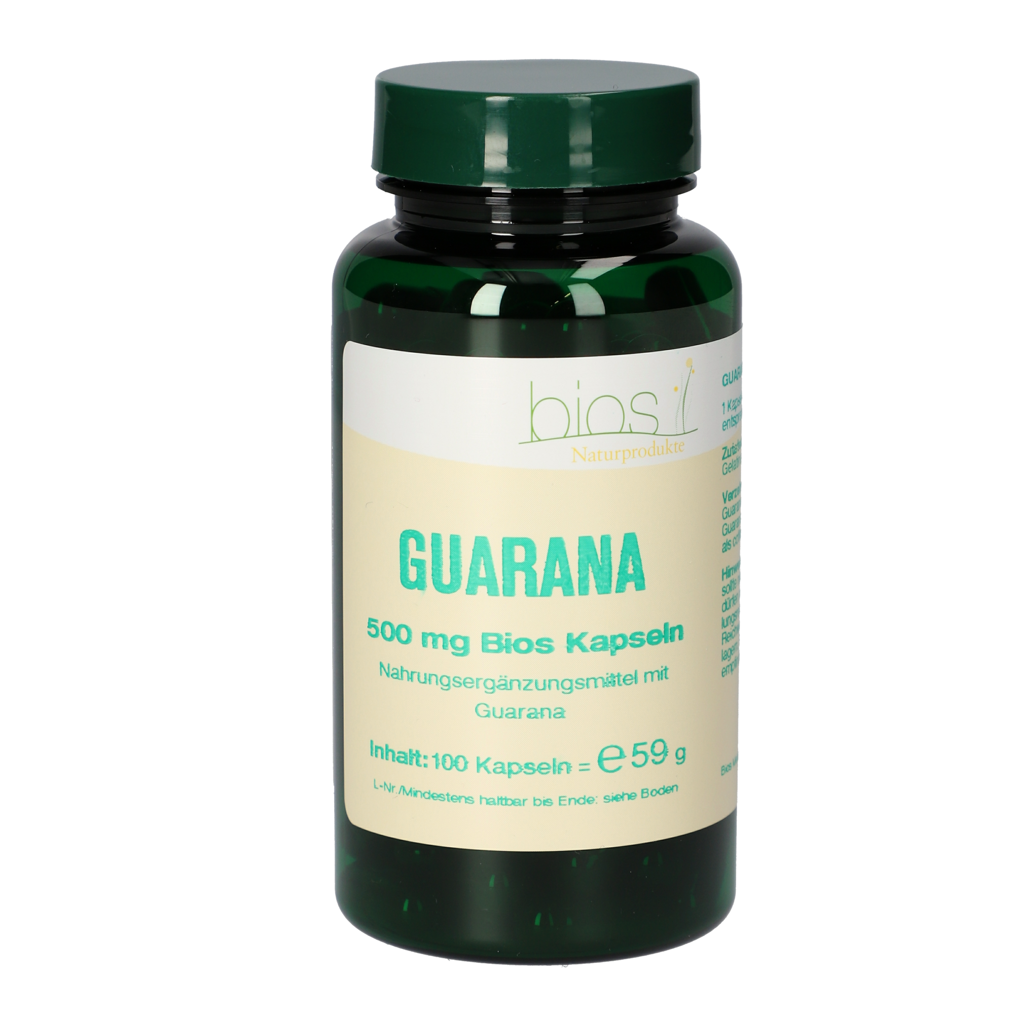 Guarana 500 mg Kapseln Guarana 500 mg Kapseln