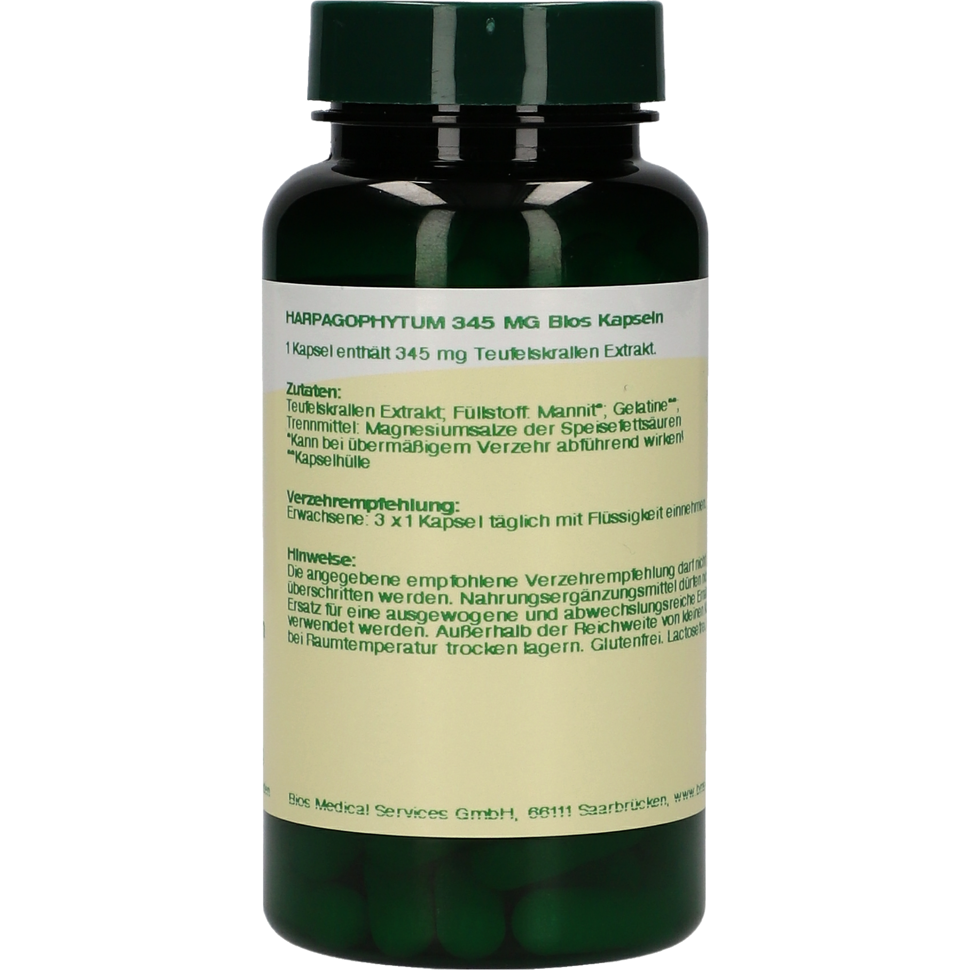 Harpagophytum 345 mg Kapseln