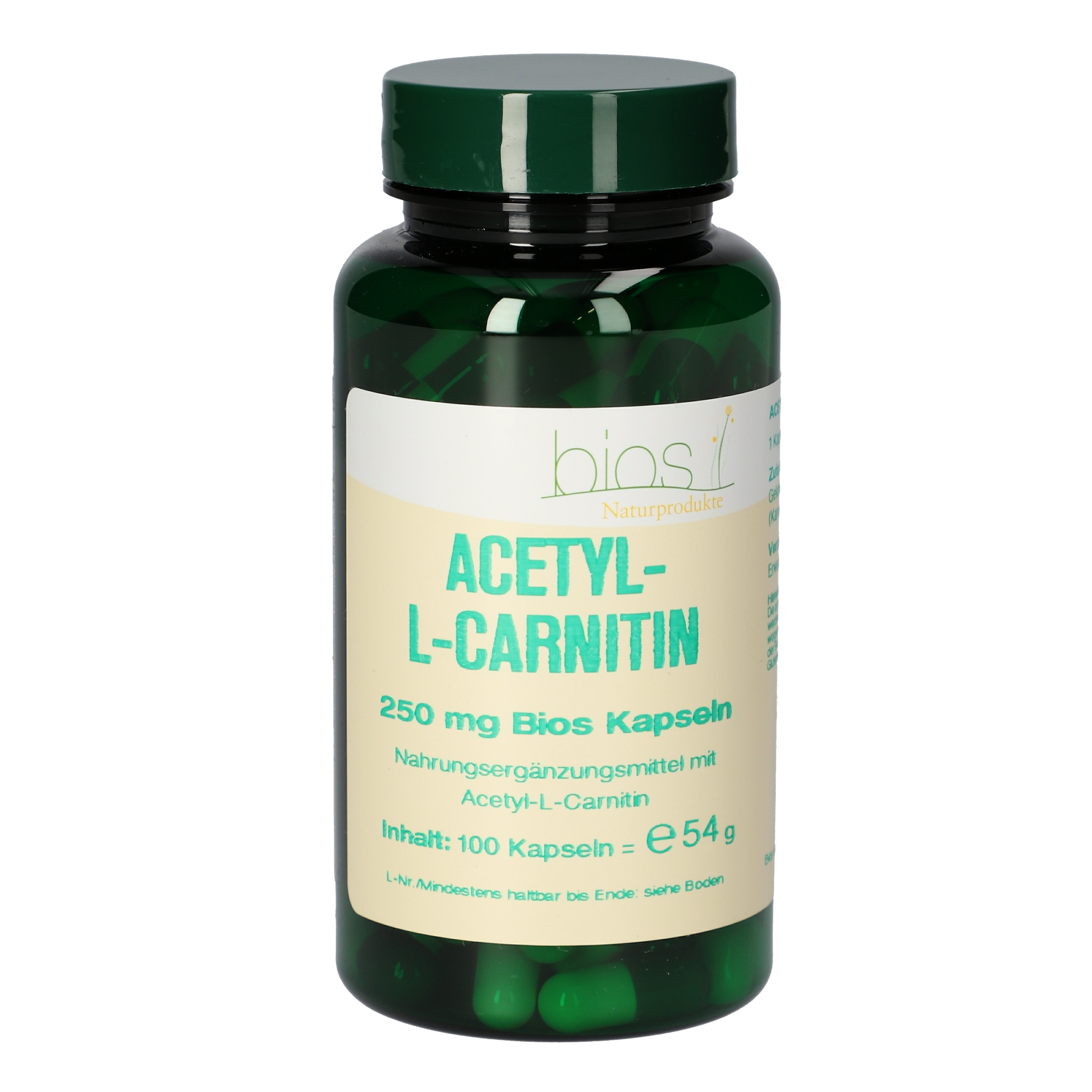 Acetyl-L-Carnitin 250 mg Kapseln