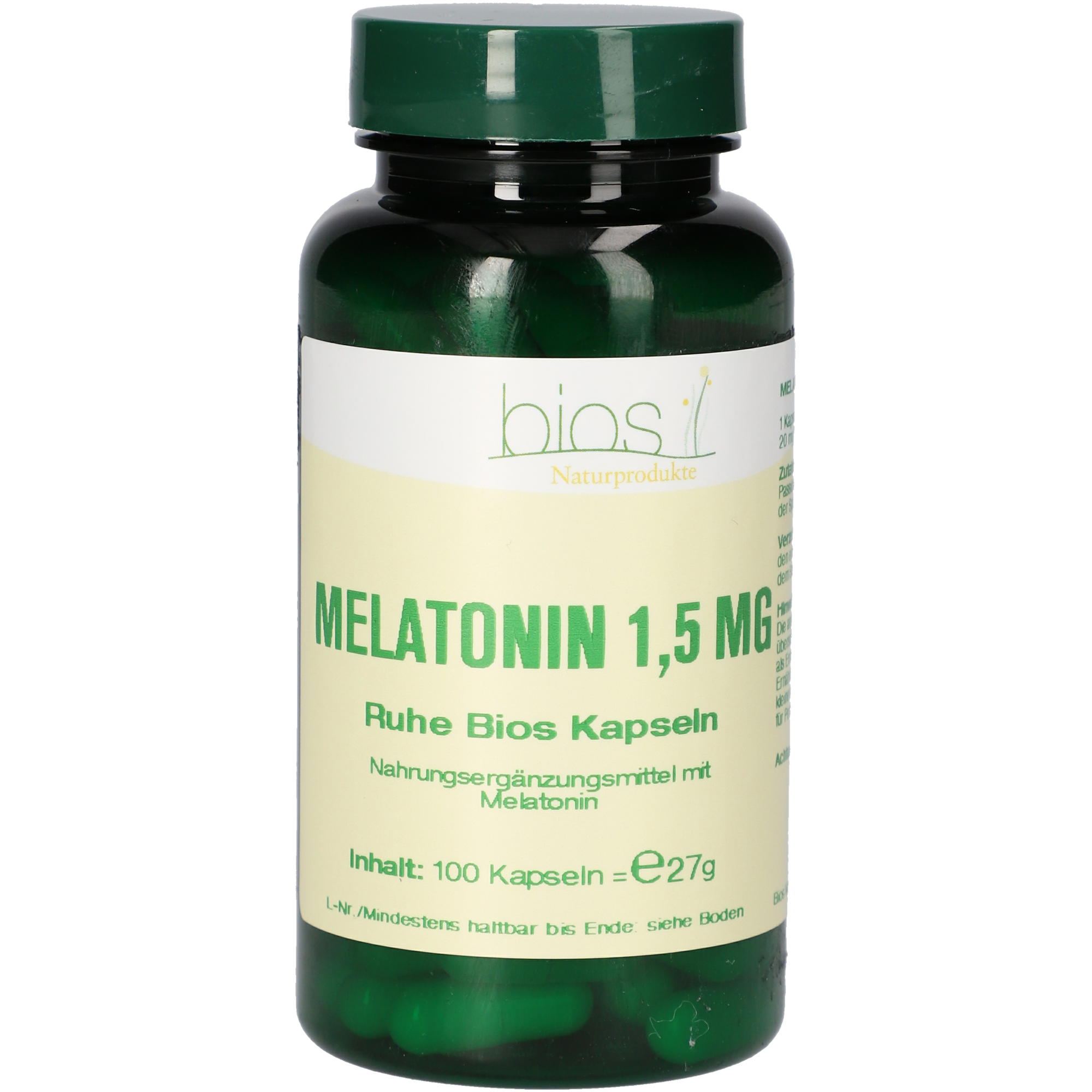 Melatonin 1,5 mg Ruhe Kapseln Melatonin 1,5 mg Ruhe Kapseln