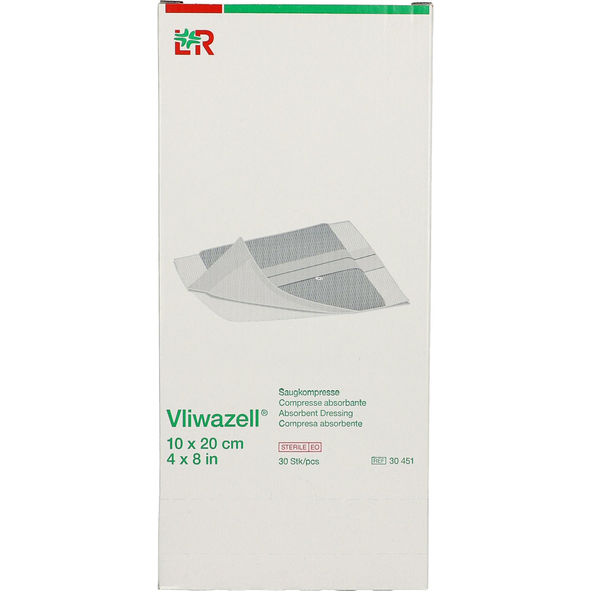 Vliwazell® Saugkompressen steril 10 x 20 cm